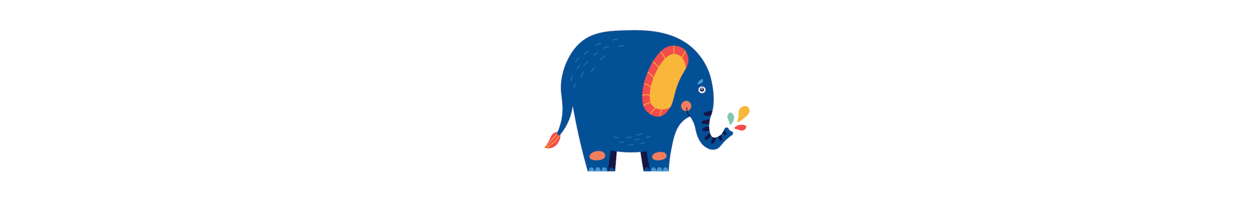 kids elephant illustration