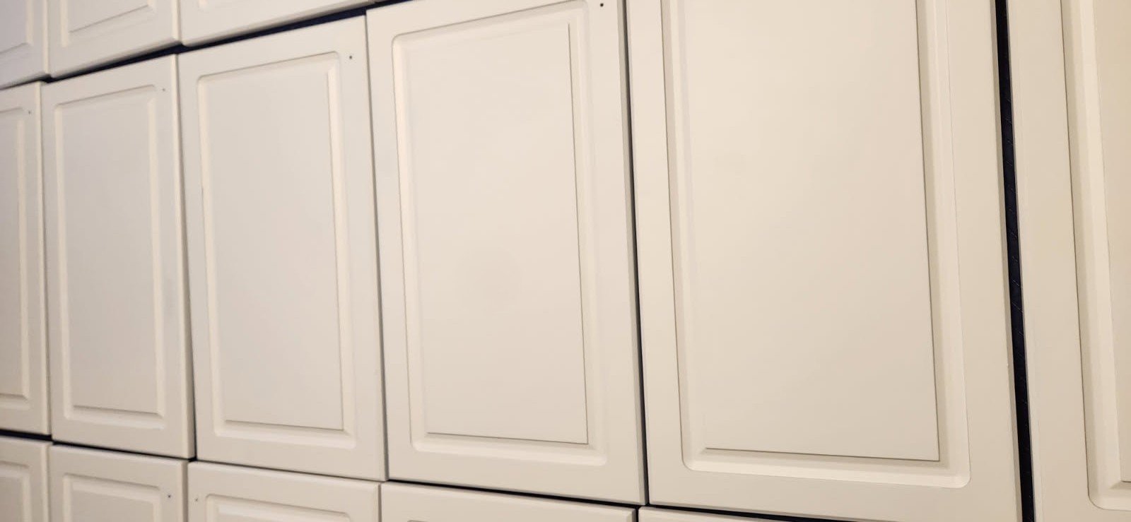 Refinished Kitchen Cabinetry at our shop