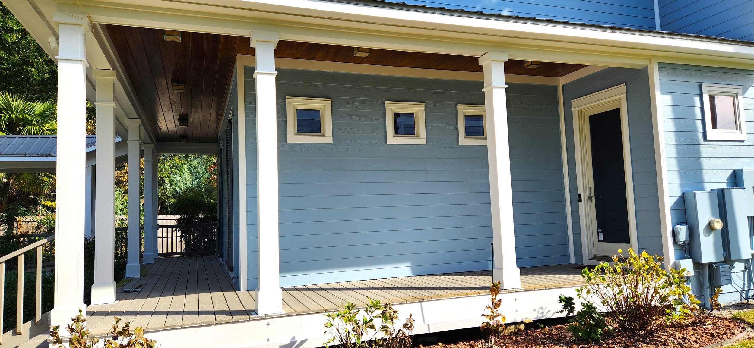 Home AFTER Repaint and Restain.