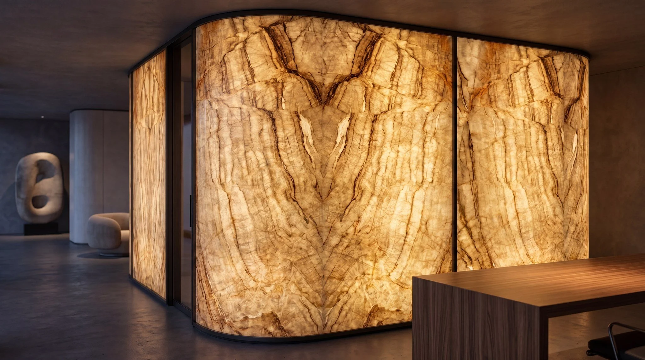 Marble
Luminous whites and golds — the collection's signature.