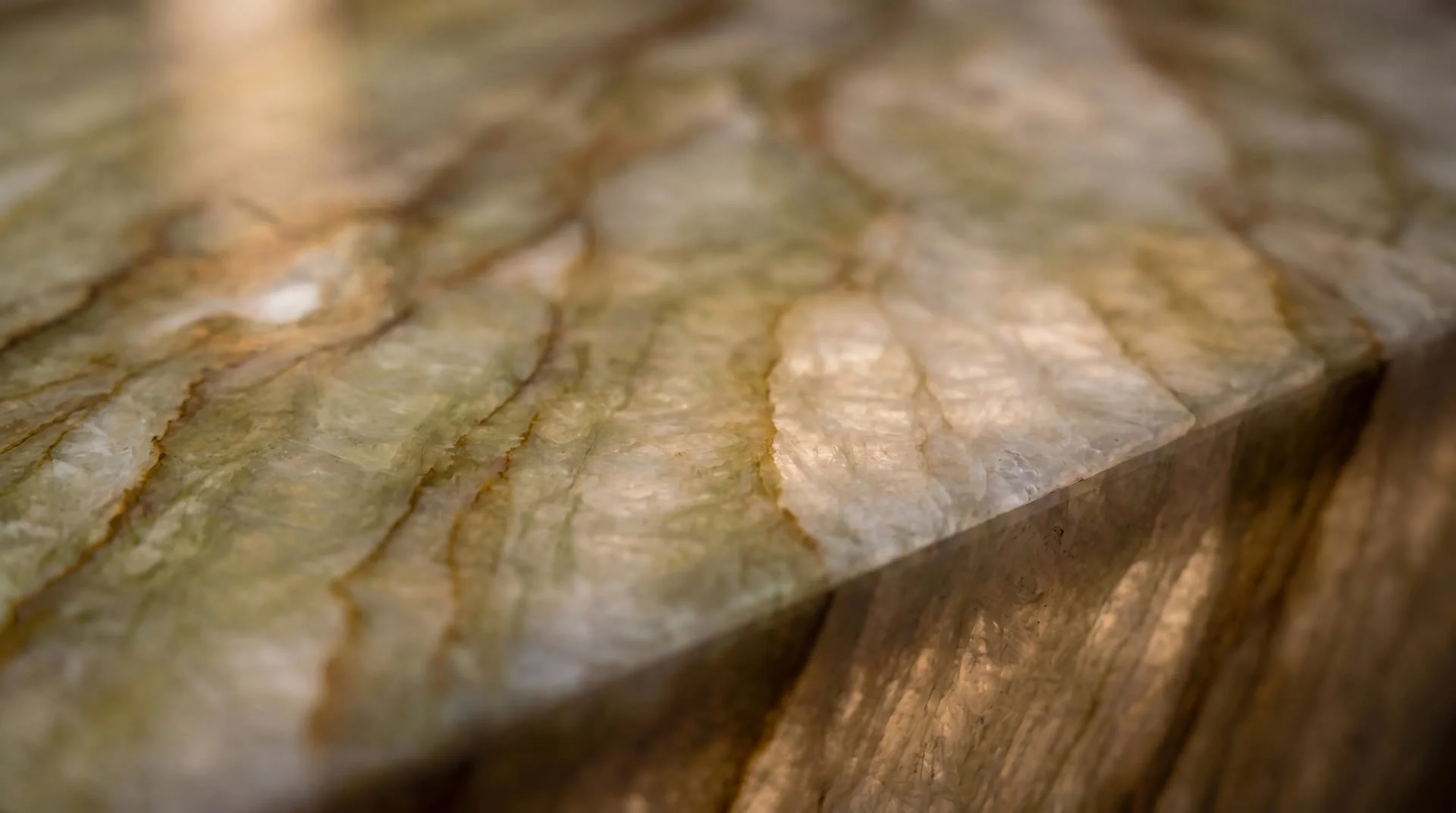 Green onyx stone texture close-up with natural veining