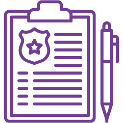 Legal document and pen, representing protection order assistance