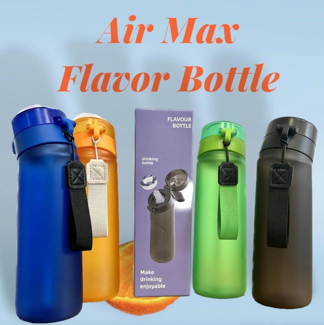 750ml Flavored Water Bottle with 2 Bonus Flavor Pods