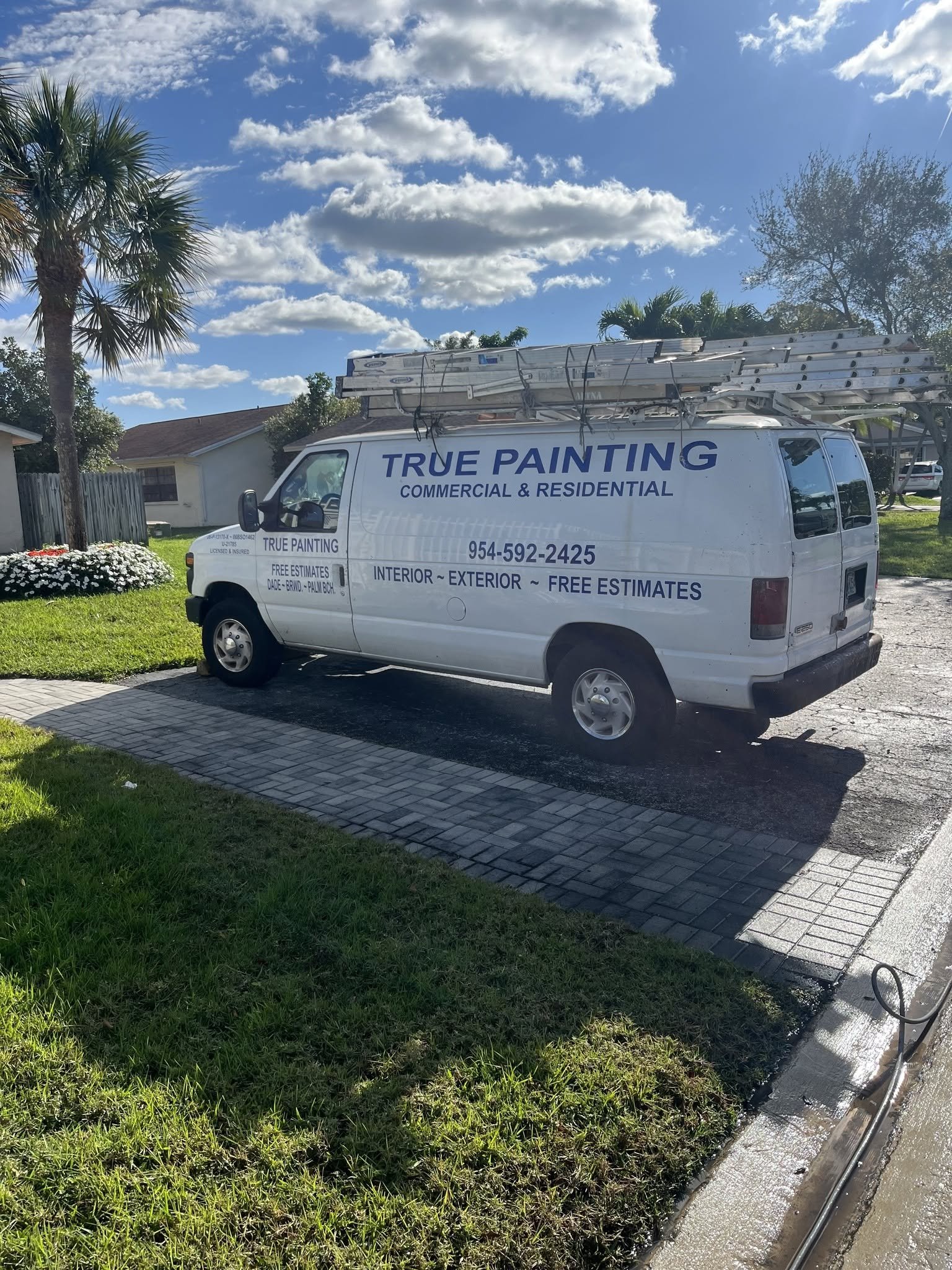 True Painting & Pressure Cleaning Van