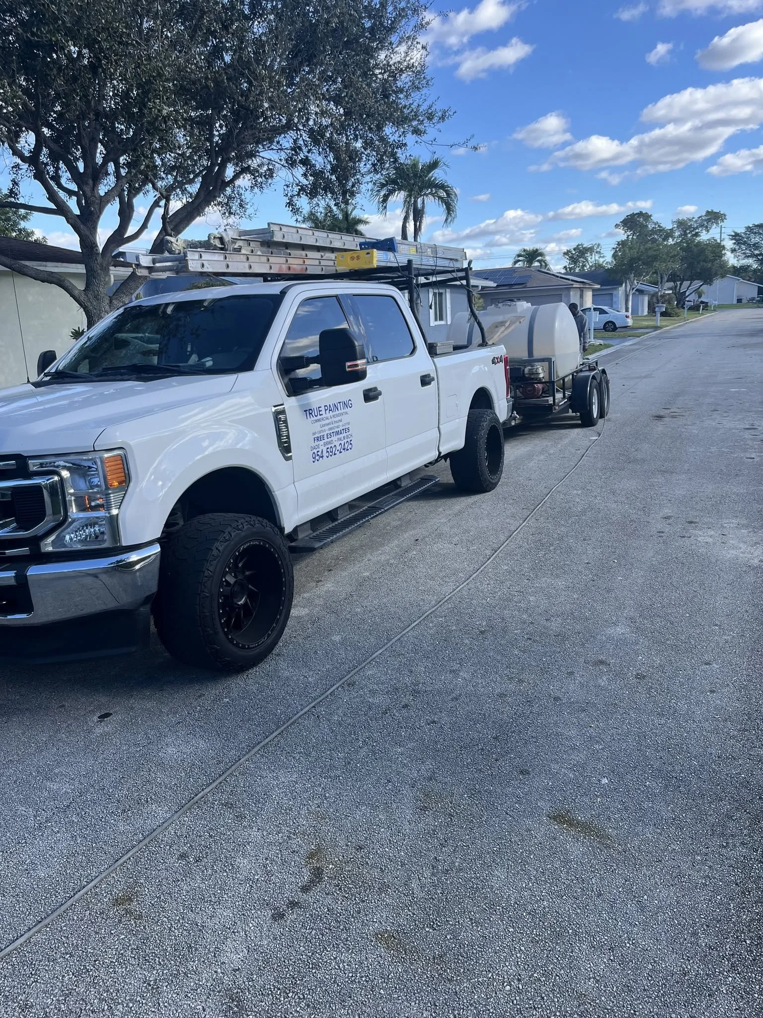 True Painting & Pressure Cleaning Truck