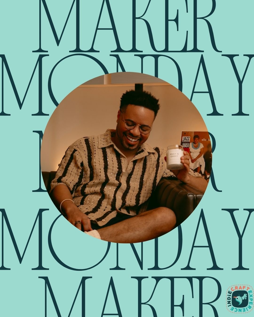 It's Maker Monday and today we&rsquo;re turning up the volume on @justinruffcandles!

What started as merch for Atlanta R&amp;B/Jazz artist Justin Ruff quickly became an artist-led home fragrance brand where scent and sound come together.

His missio