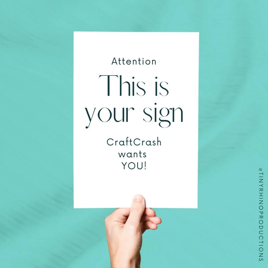 Your weird, wonderful, brilliant idea belongs at CraftCrash.

Got a workshop living in your brain that you&rsquo;ve been dying to teach? THIS IS YOUR SIGN.

CraftCrash is bringing artists, makers, and creative entrepreneurs together for our inaugural