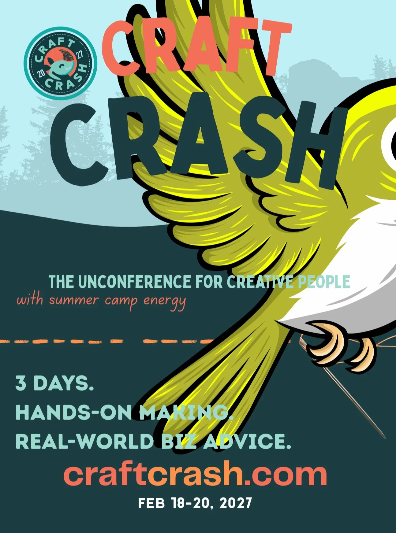 Tis true. The early bird discount for Indie Craft Experience's first maker conference has officially LEFT THE BUILDING.

But don&rsquo;t panic, crafty people. 

You can still snag your spot at CraftCrash 2027 while space lasts. Workshops are publishe