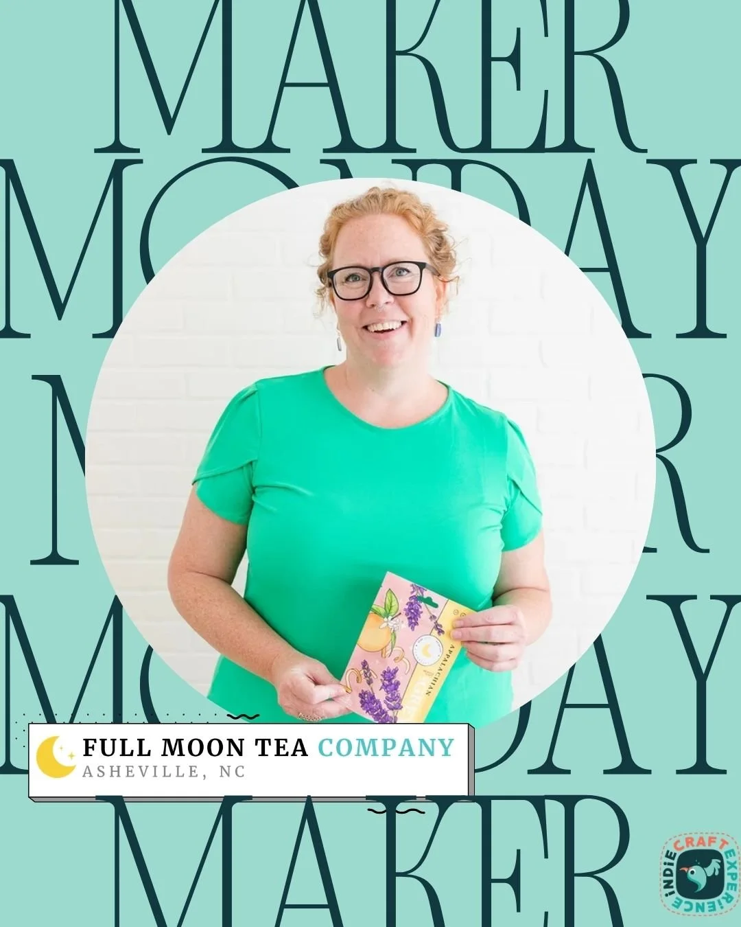 MAKER MONDAY: Katie McDonald of Full Moon Tea Company 

What happens when a pastry chef turns their love of desserts into tea? A little fall magic in every cup! 

And there&rsquo;s even MORE to celebrate! Katie recently received a $50,000 grant from 