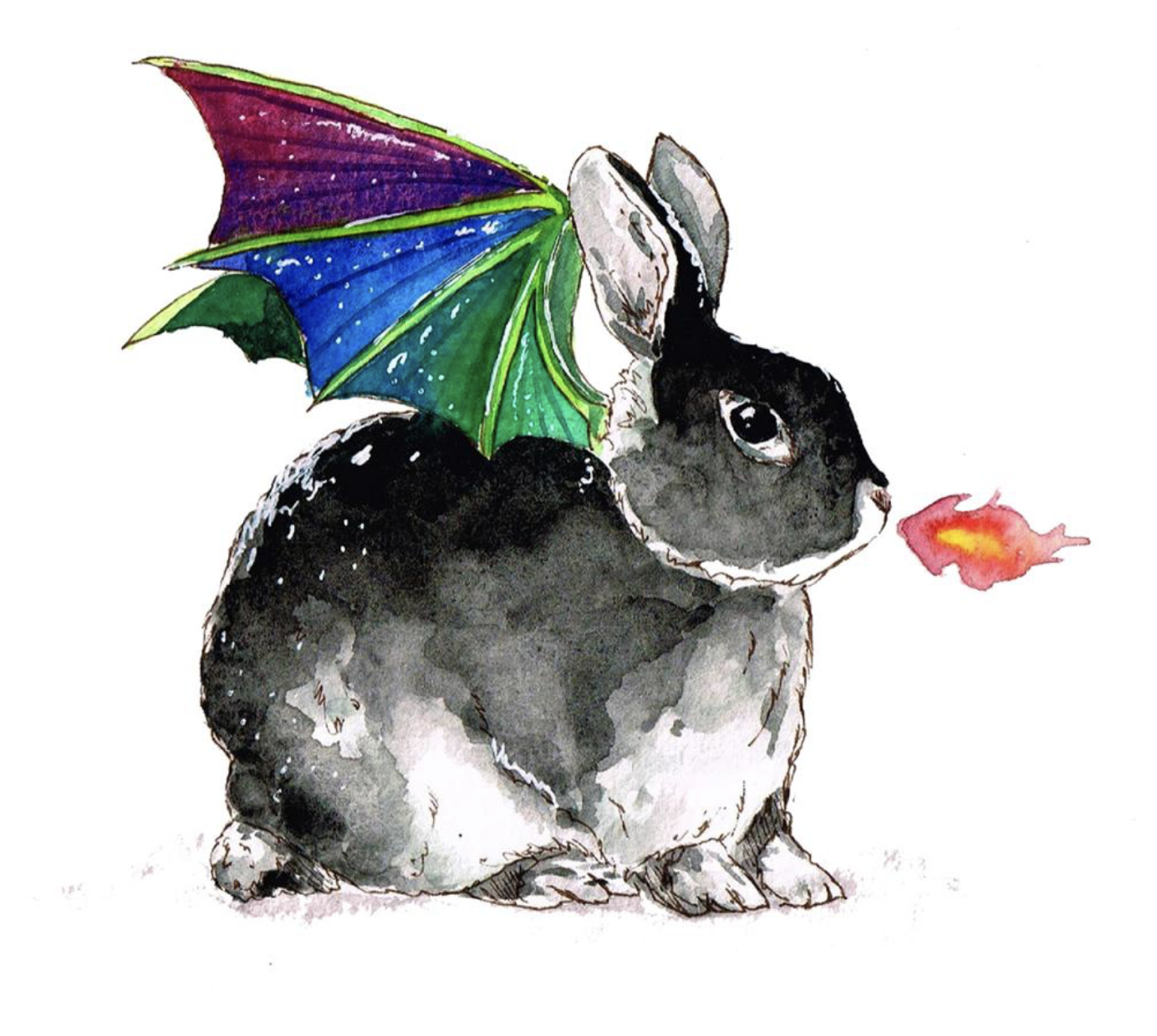 Aquabun Illustrations Watercolor Creatures