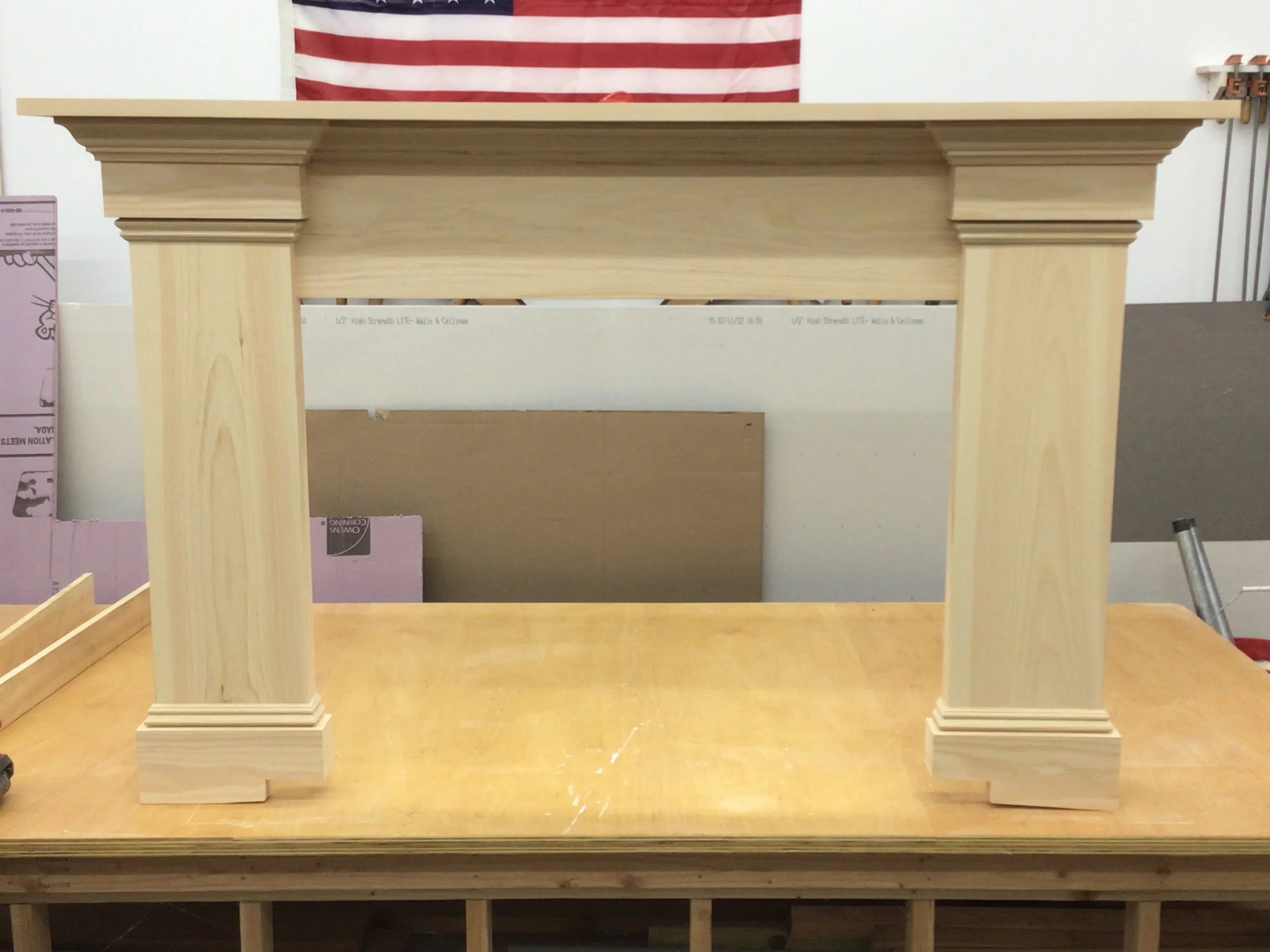 Mantle in progress
