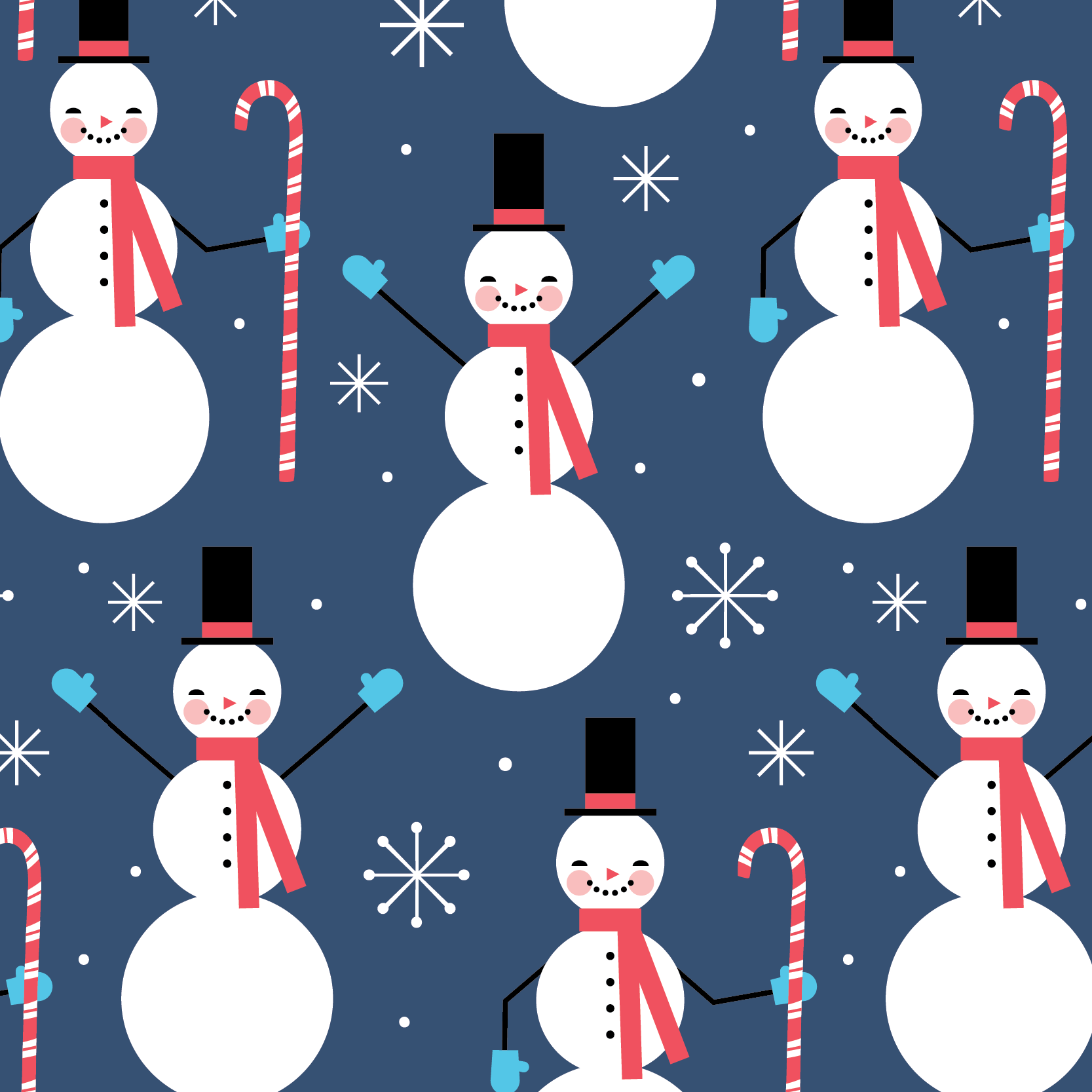 Vintage Christmas - snowman.png
