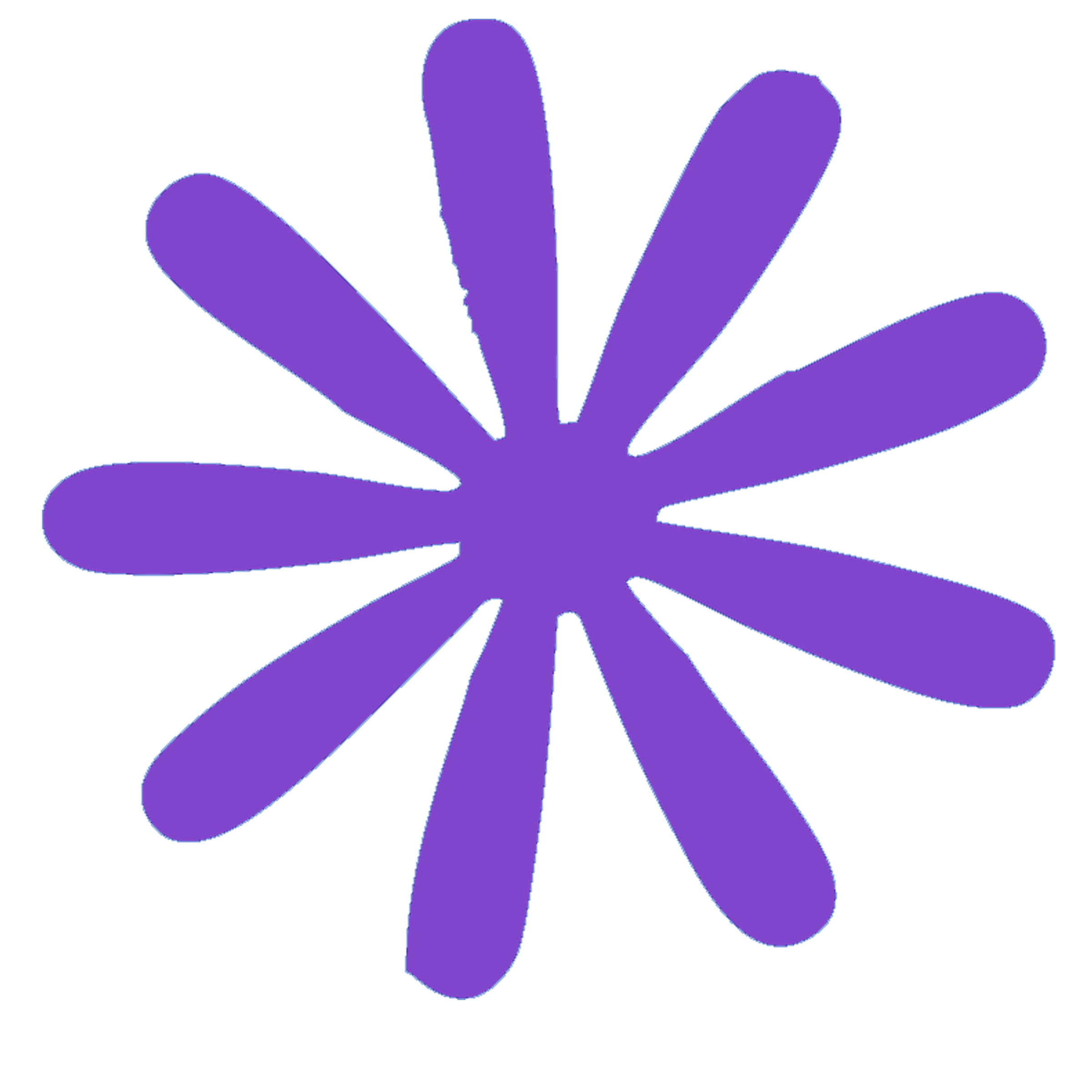 An abstract digital illustration featuring a stylized human hand with purple shades holding a pink rectangular block with purple shades, against a dark blue background with pink and purple accents.