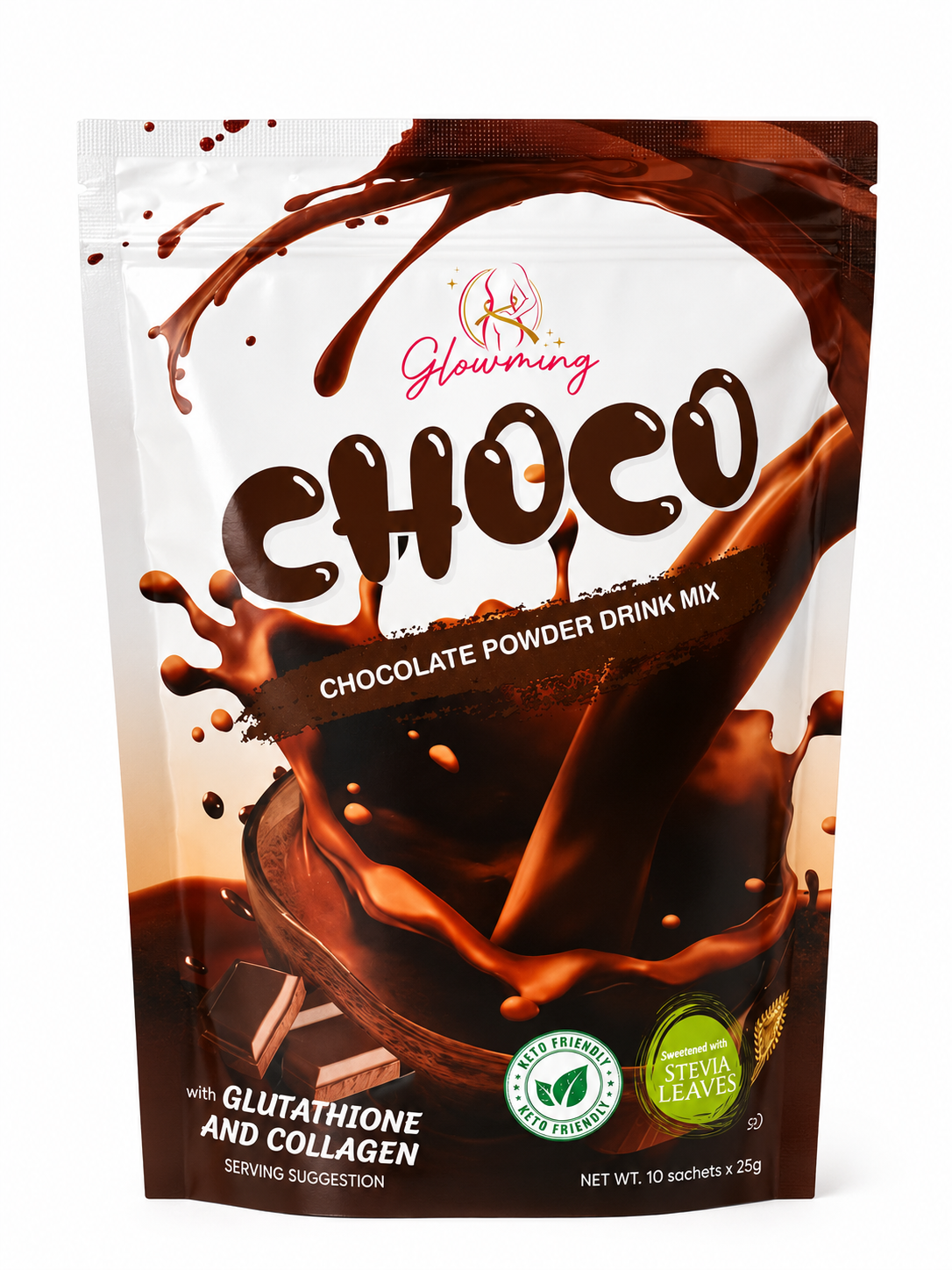 Glowming Chocolate Powder Drink Mix 200g