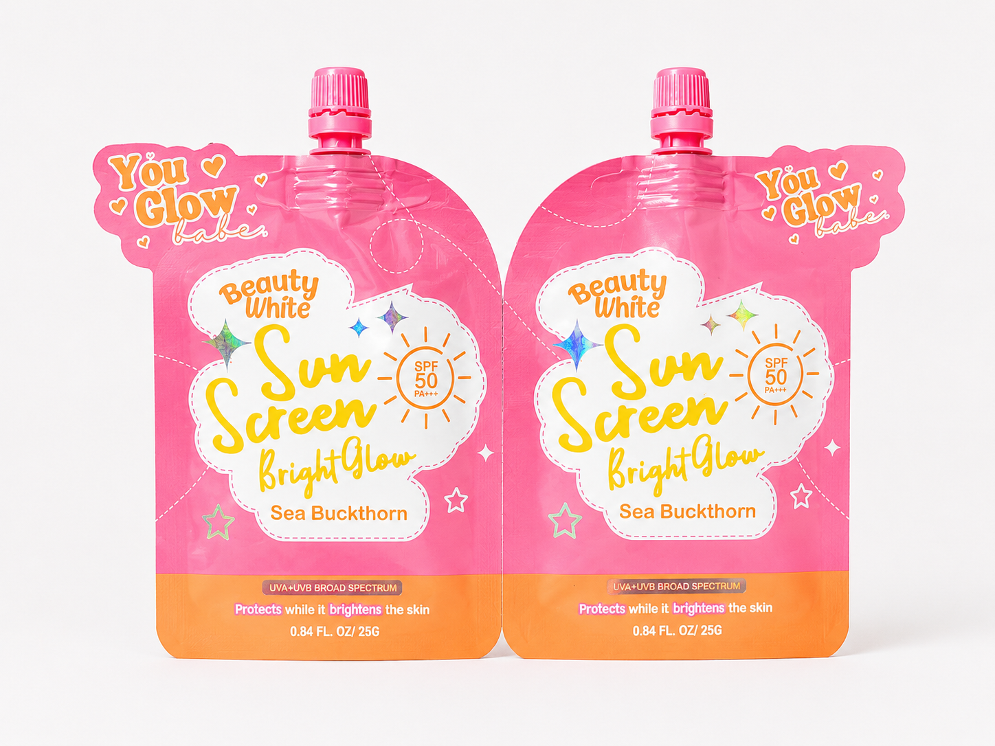 YGB Beauty White Sun Screen 25mlx2