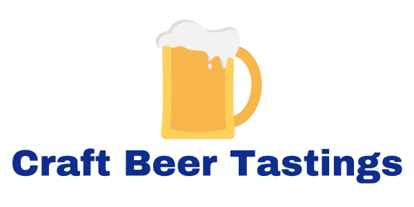 Illustration of a beer mug with foam and the text 'Craft Beer Tastings' below.