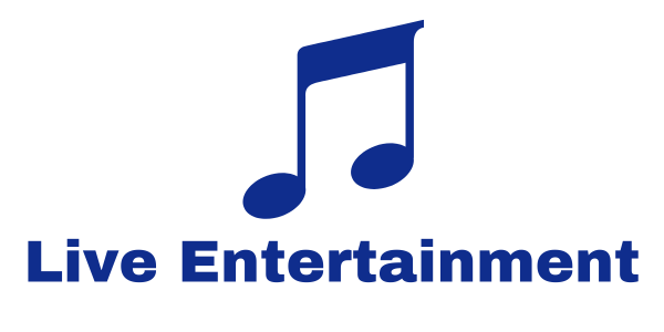 Music note icon with the text "Live Entertainment" underneath.