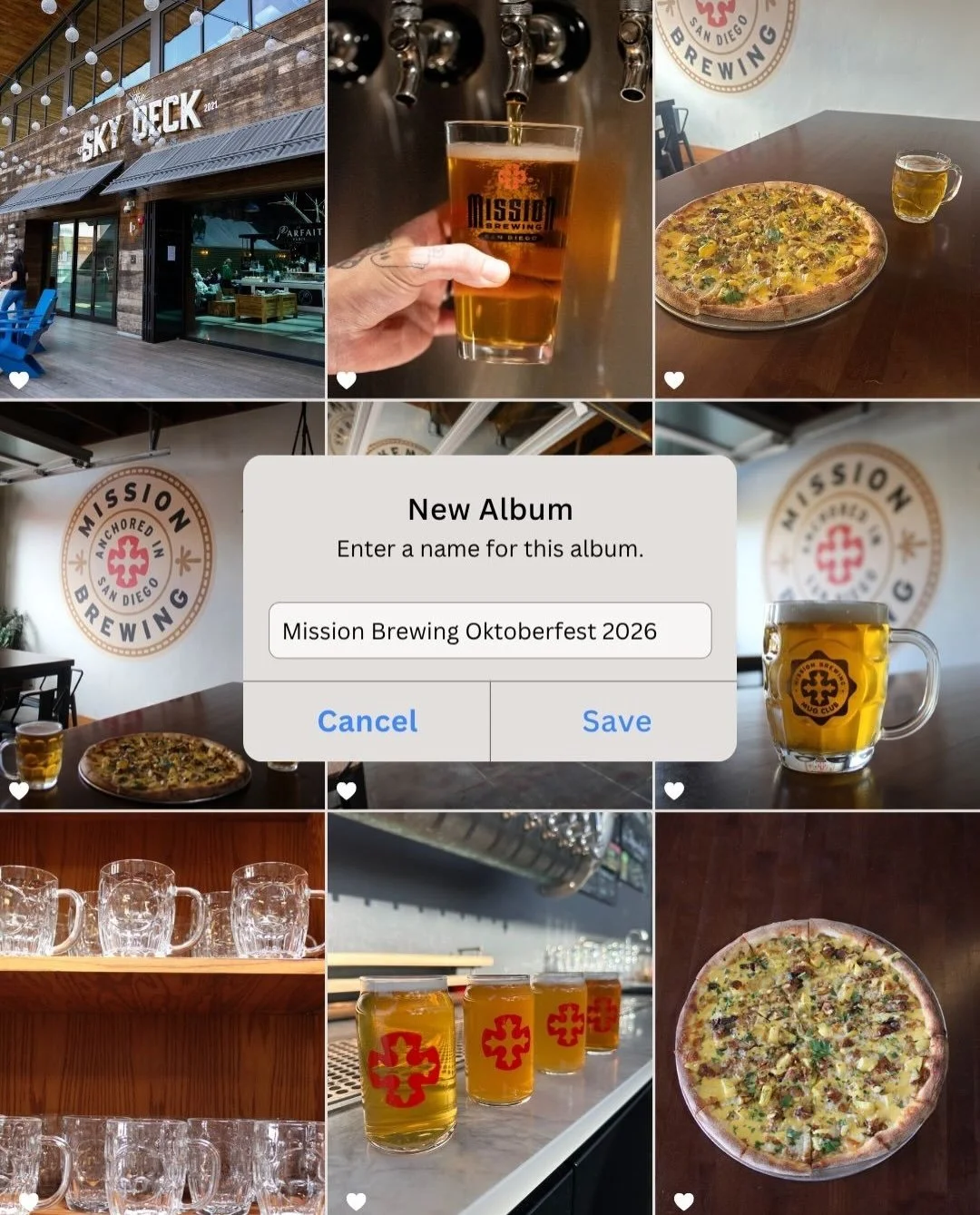 POV: your camera roll after Oktoberfest 2026 with Mission. 📸🍺🌭

Good times, great beer, and plenty of proof.

#MissionBrewing #Oktoberfest #SanDiegoBeer #KensingtonSD #skydeckdelmar