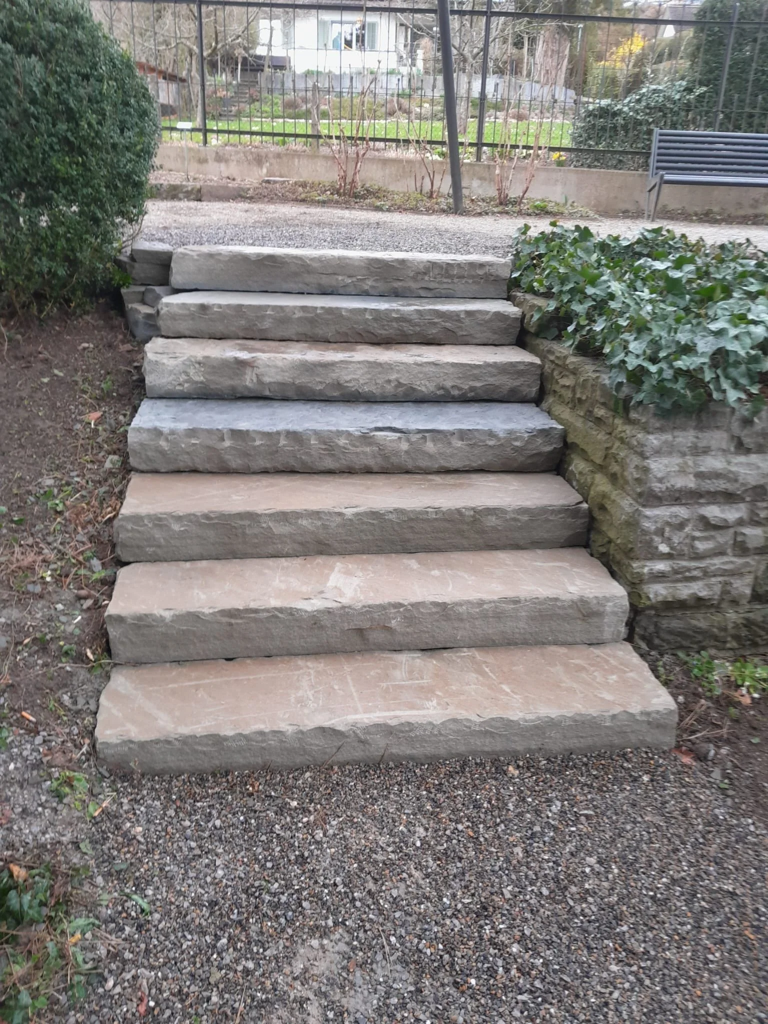 Sandstein Treppe