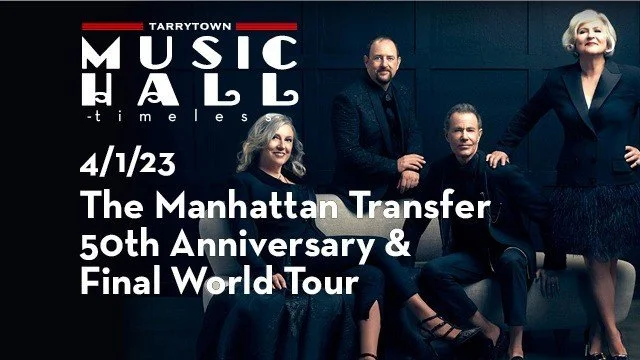 We are hitting the stage at @tarrytownmusichall, Saturday at 8pm!

A few tickets still remain at the link in bio!

#themanhattantransfer #50thanniversarytour #livemusic #jazz #vocalgroup