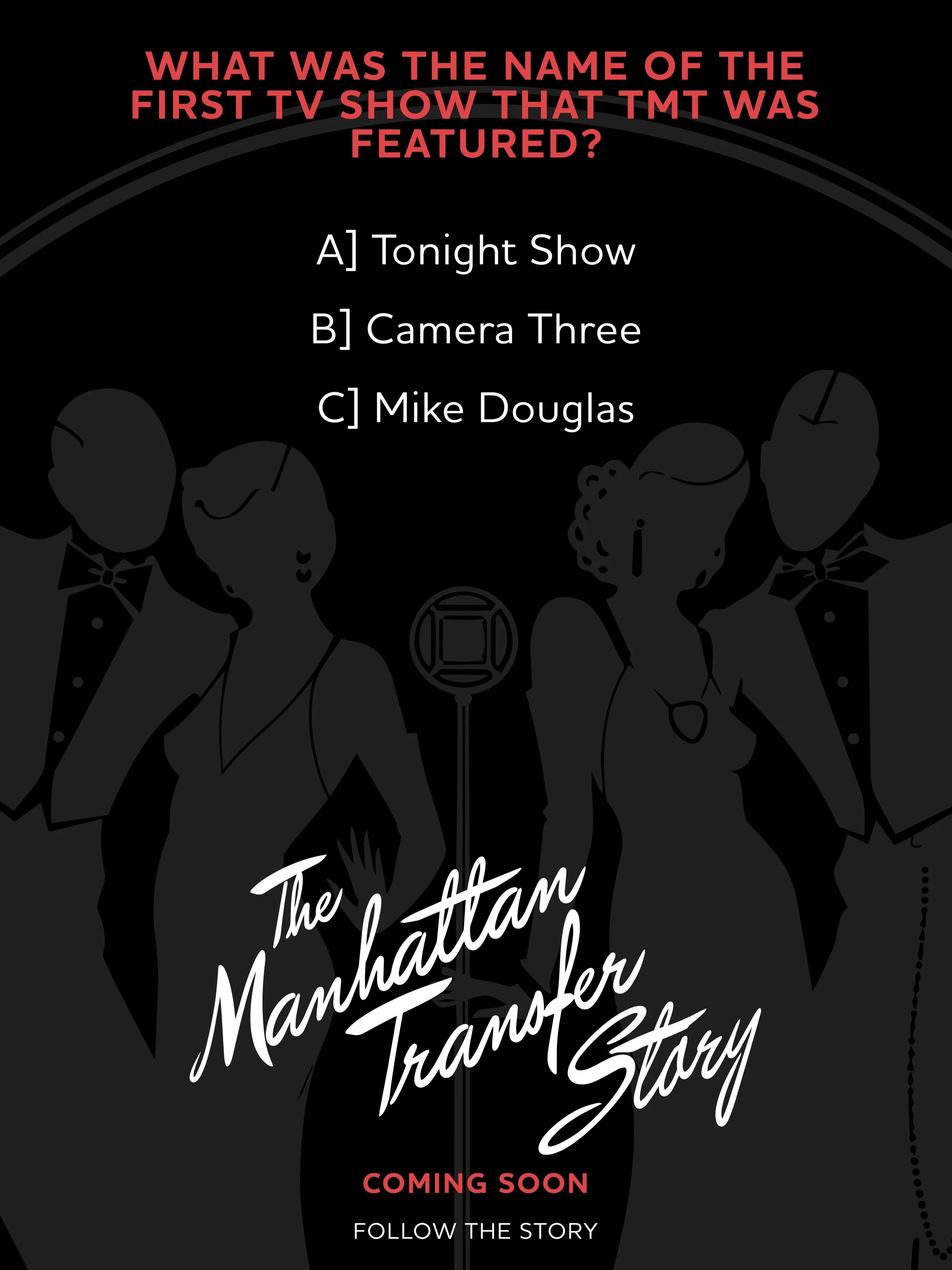 What was the name of the TV show The Manhattan Transfer was first featured on?