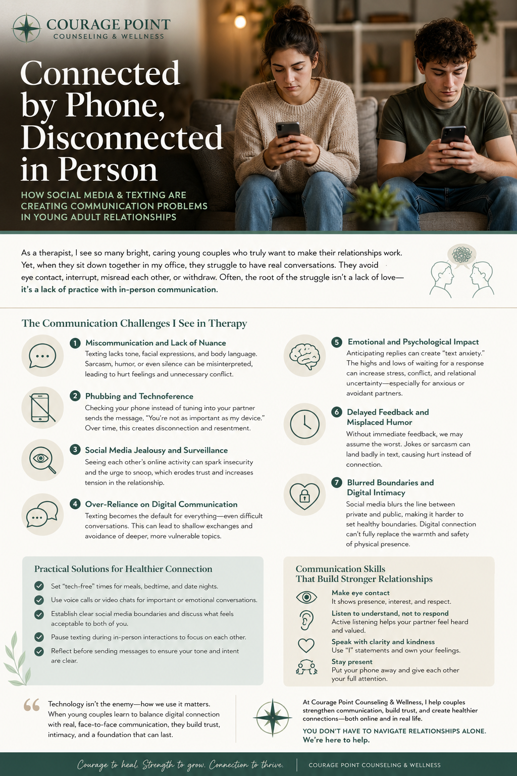 Connected by Phones, Disconnected in Person.