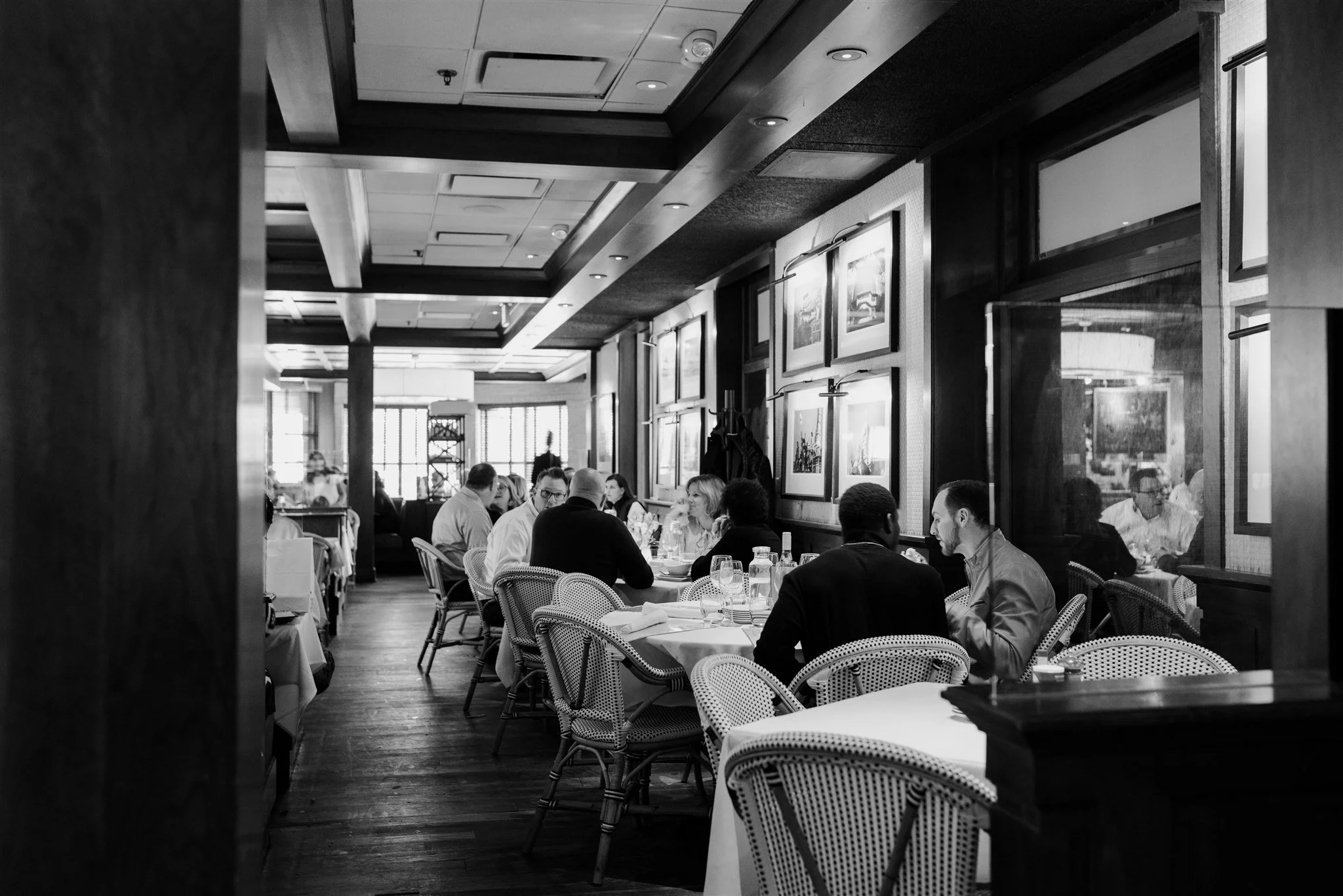 People having a meal at Cedar Creek Grille