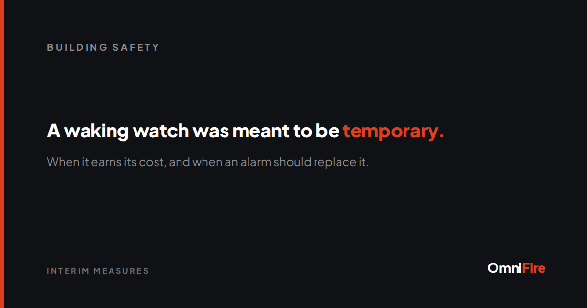 Waking watch: when it earns its cost, and when it does not
