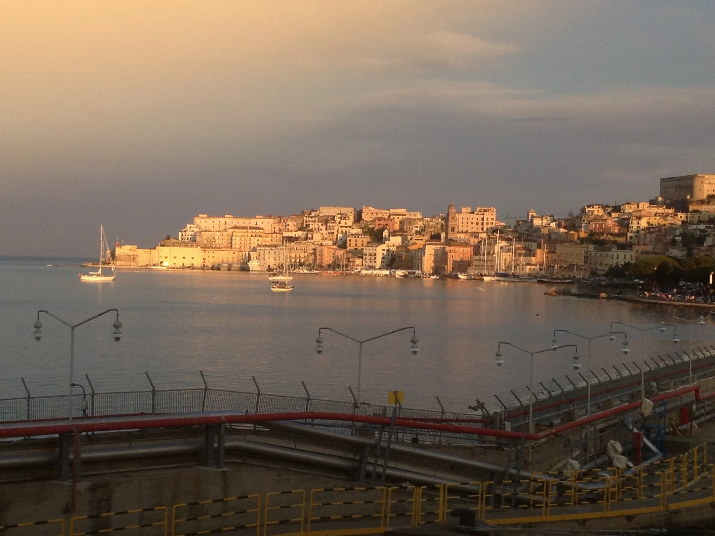 A storm over Gaeta, Italy