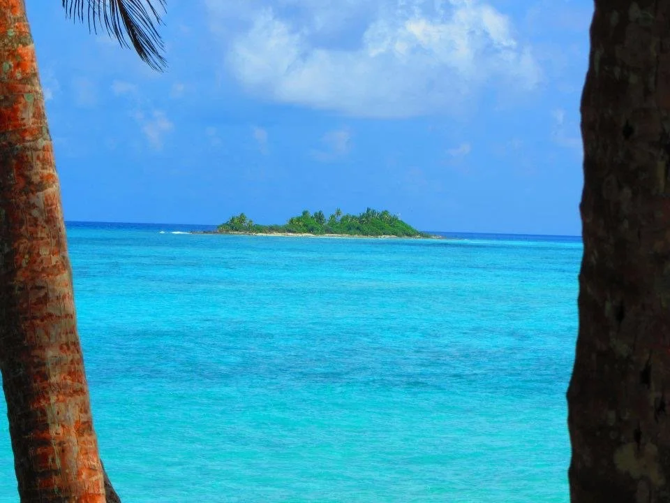 This spot has earned a lot of writing time in my books. West Island in the mouth of the lagoon of Diego Garcia