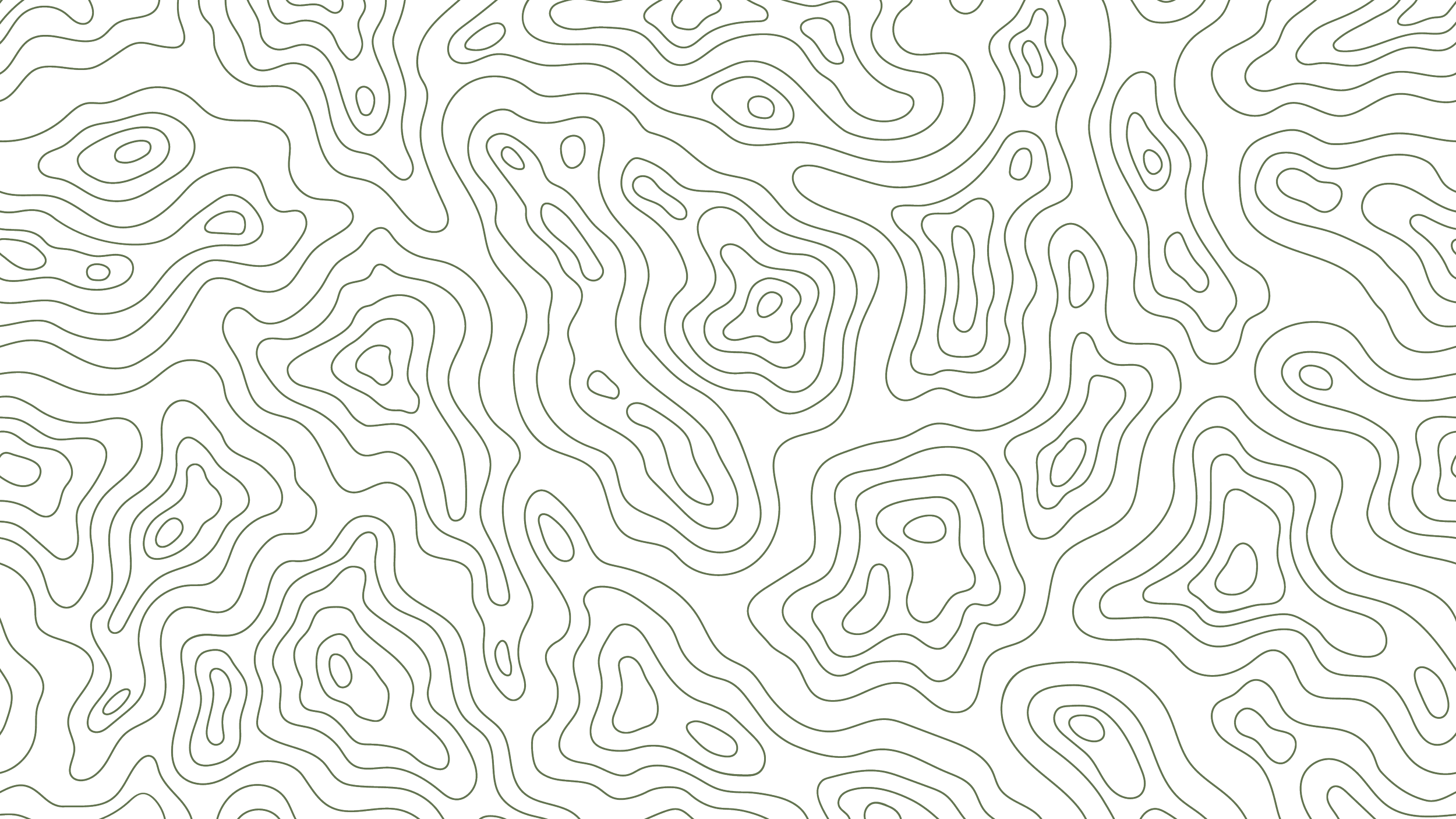 Black background with white contour lines forming a topographic map pattern.