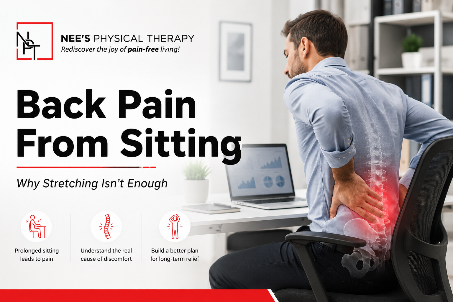 Back Pain From Sitting: Why Stretching Isn’t Enough