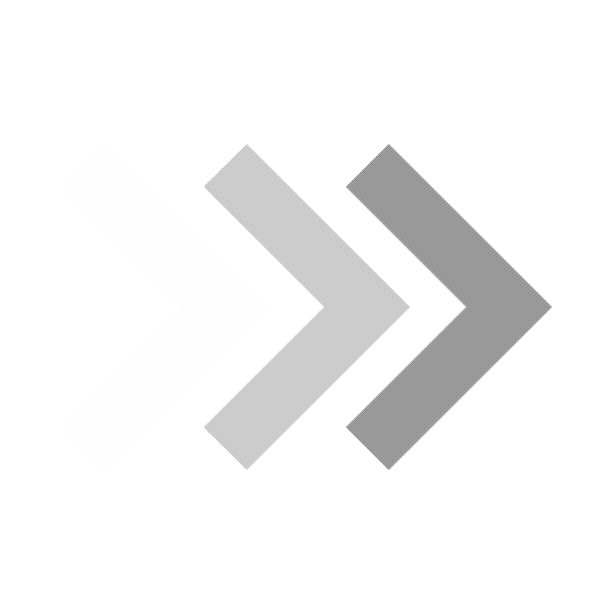 Four overlapping arrows pointing to the right in different shades of gray on a gray background.