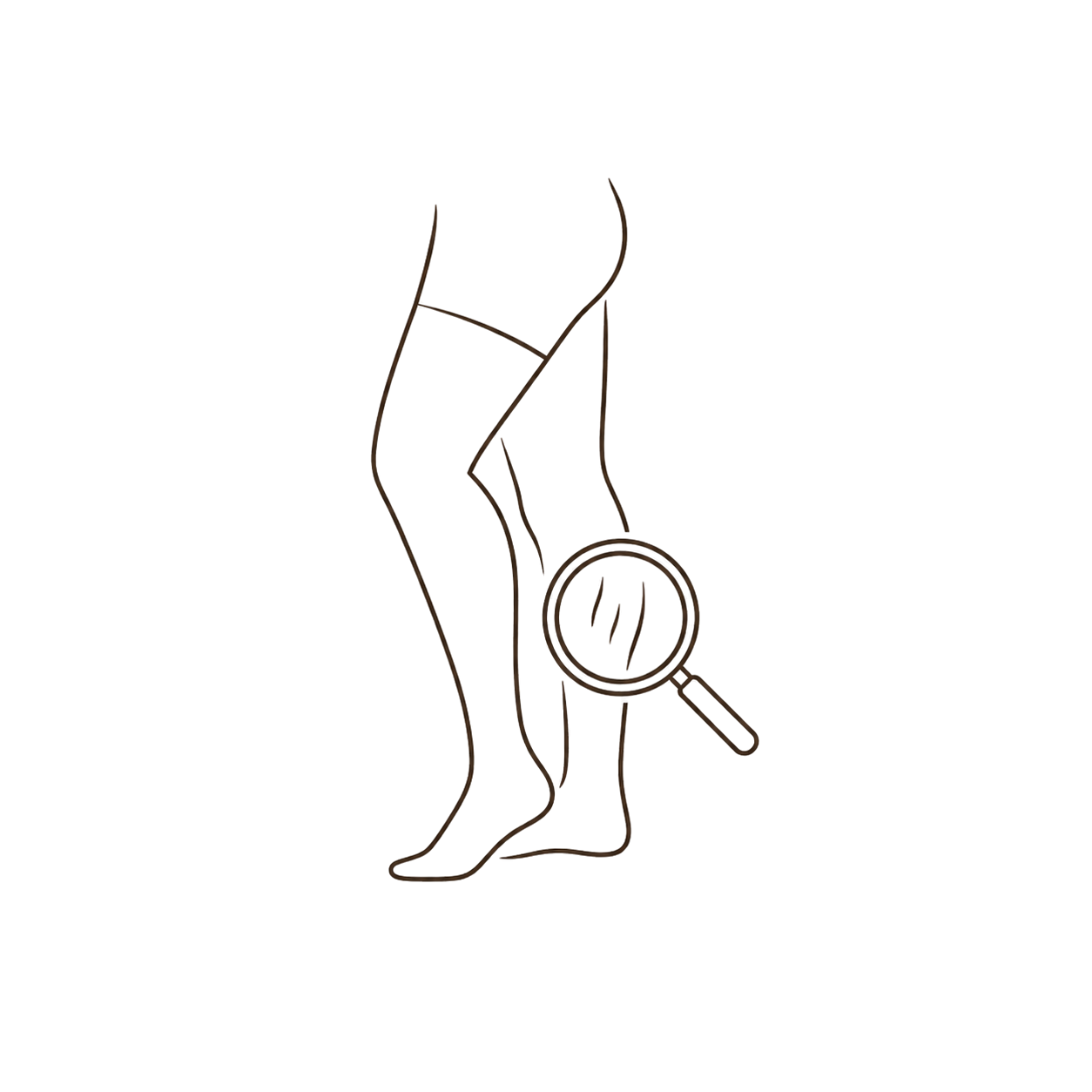A woman being assessed before a cupping session