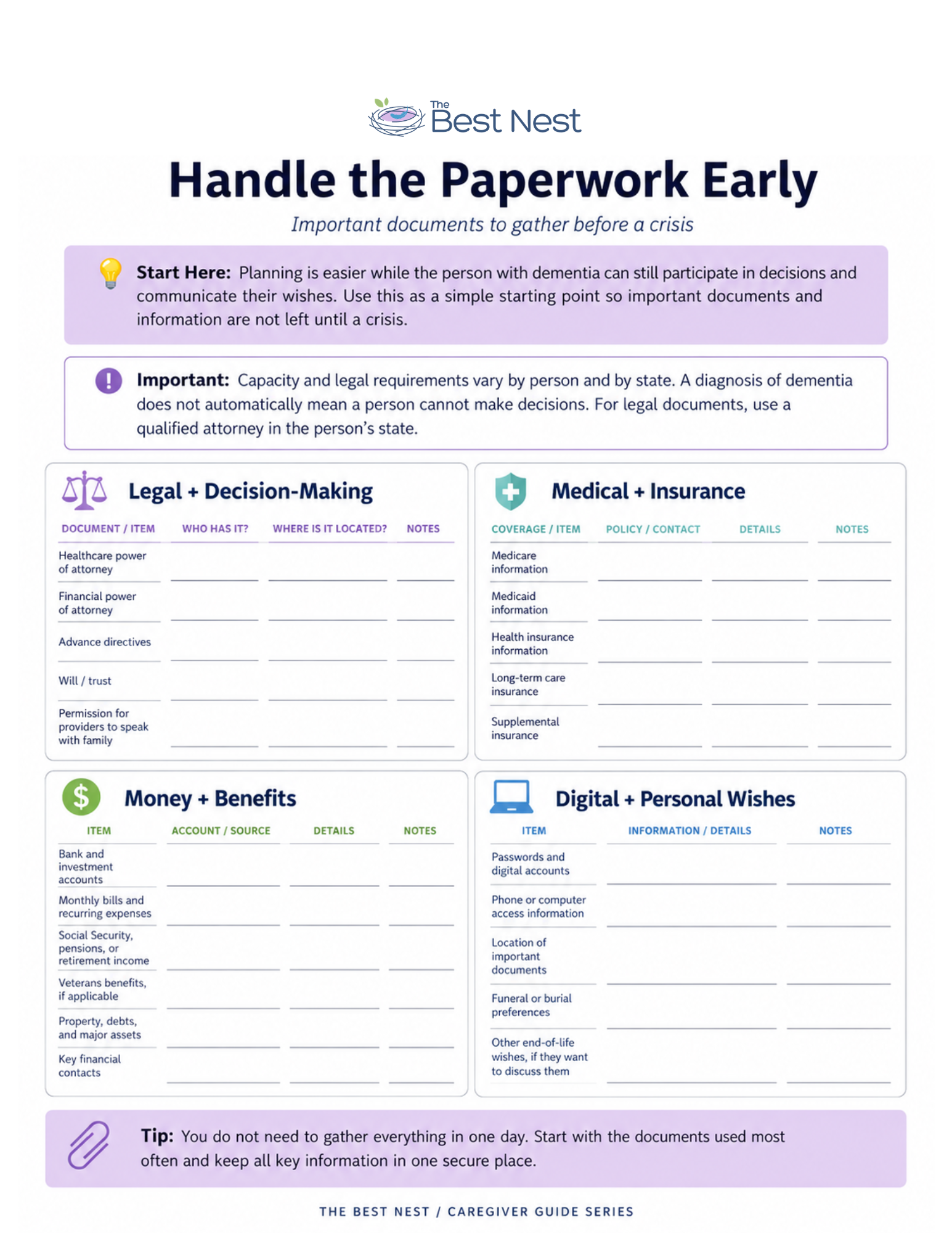 Handle the Paperwork Guide