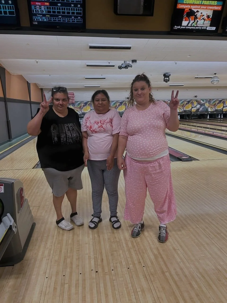 Tuesday night bowling 😊