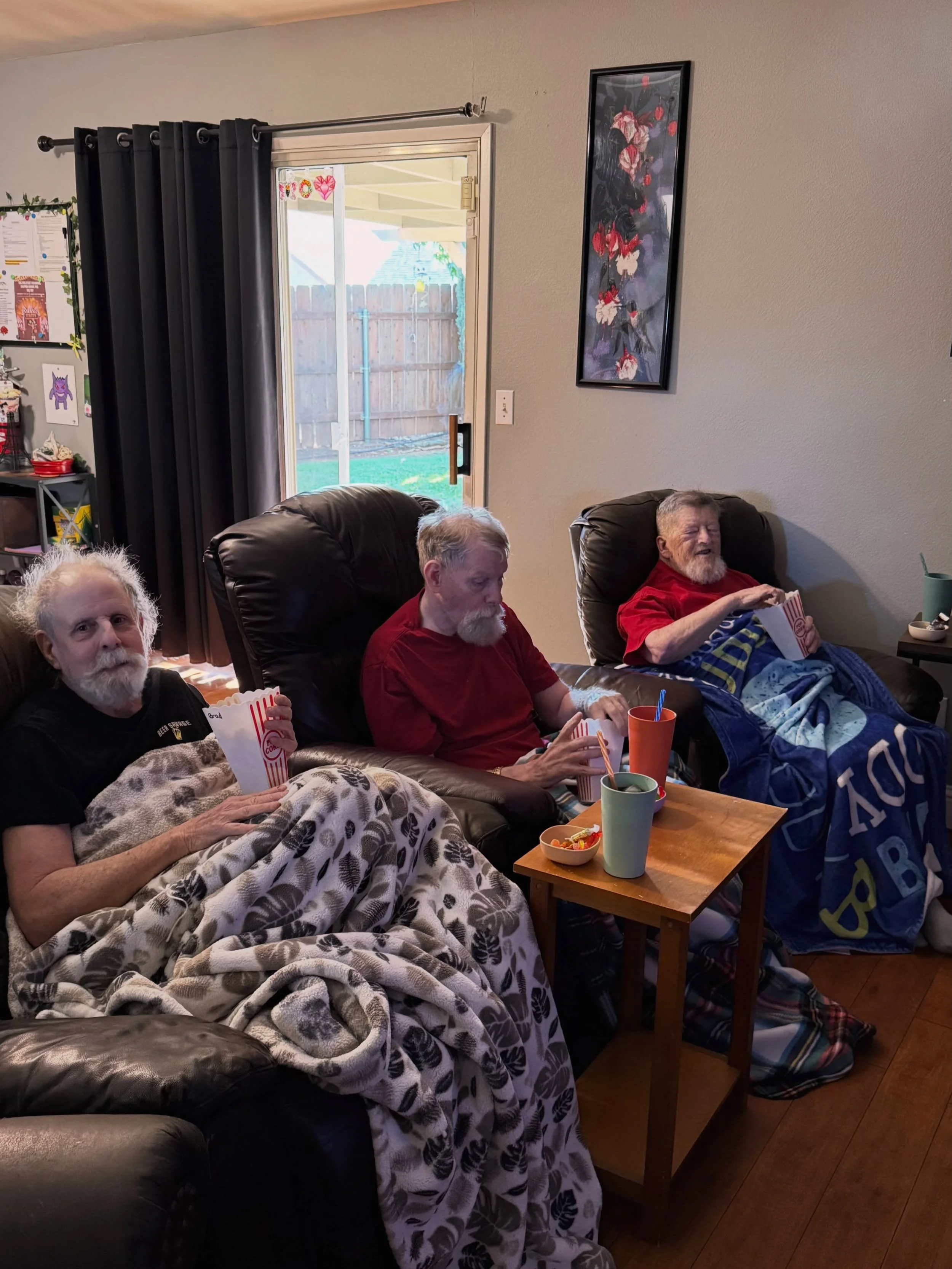 Movie night movies. Tonight we&rsquo;re watching &ldquo;Mine Craft&rdquo; 🎥 🍿