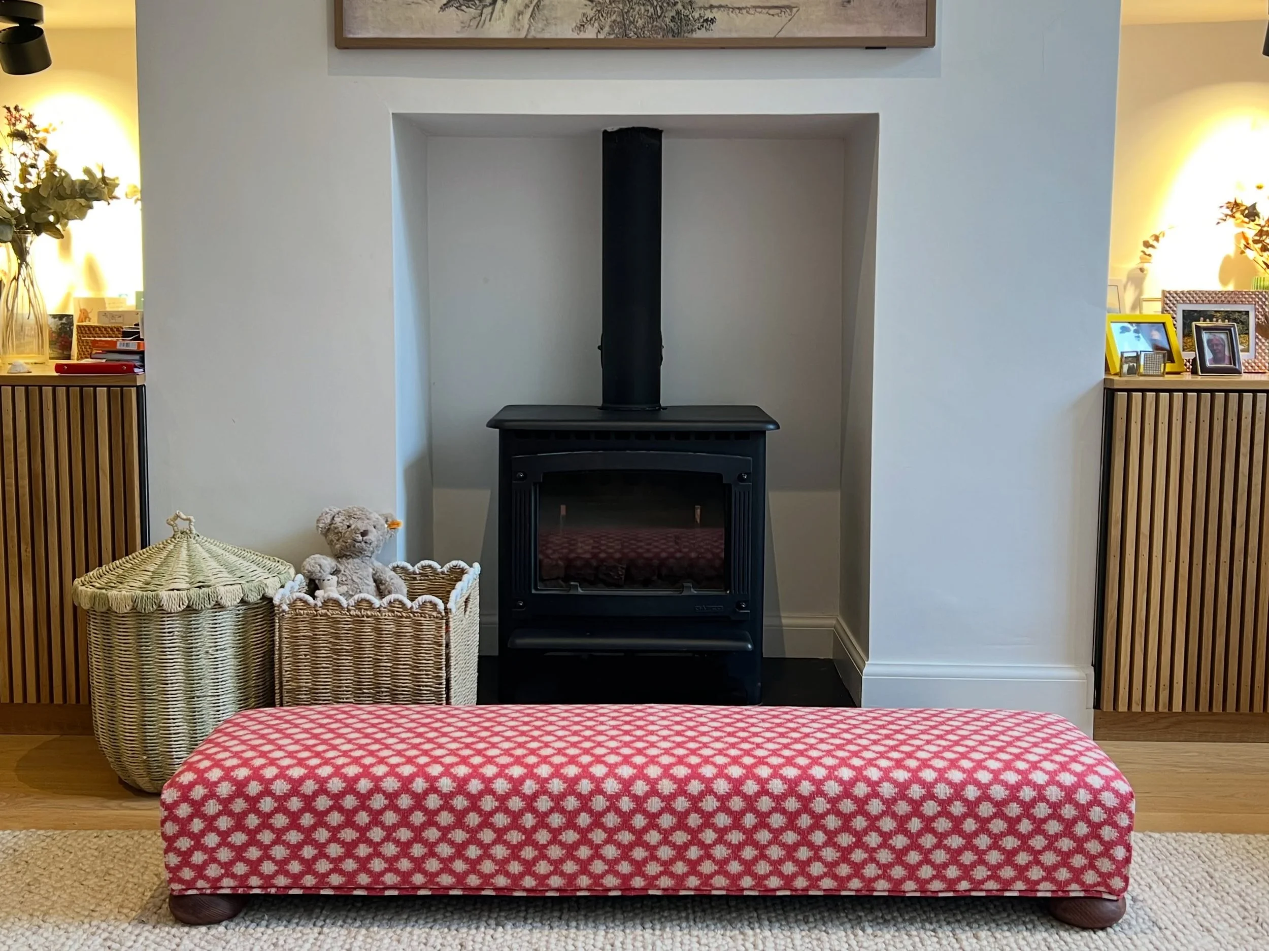 O U R . F O O T S T O O L S

Our bespoke, upholstered footstools are made to order in our Edinburgh studio with natural materials, including wool and rubberised coir. 

Choose between our cosy &lsquo;Fender Footstool&rsquo; or the &lsquo;Classic Otto