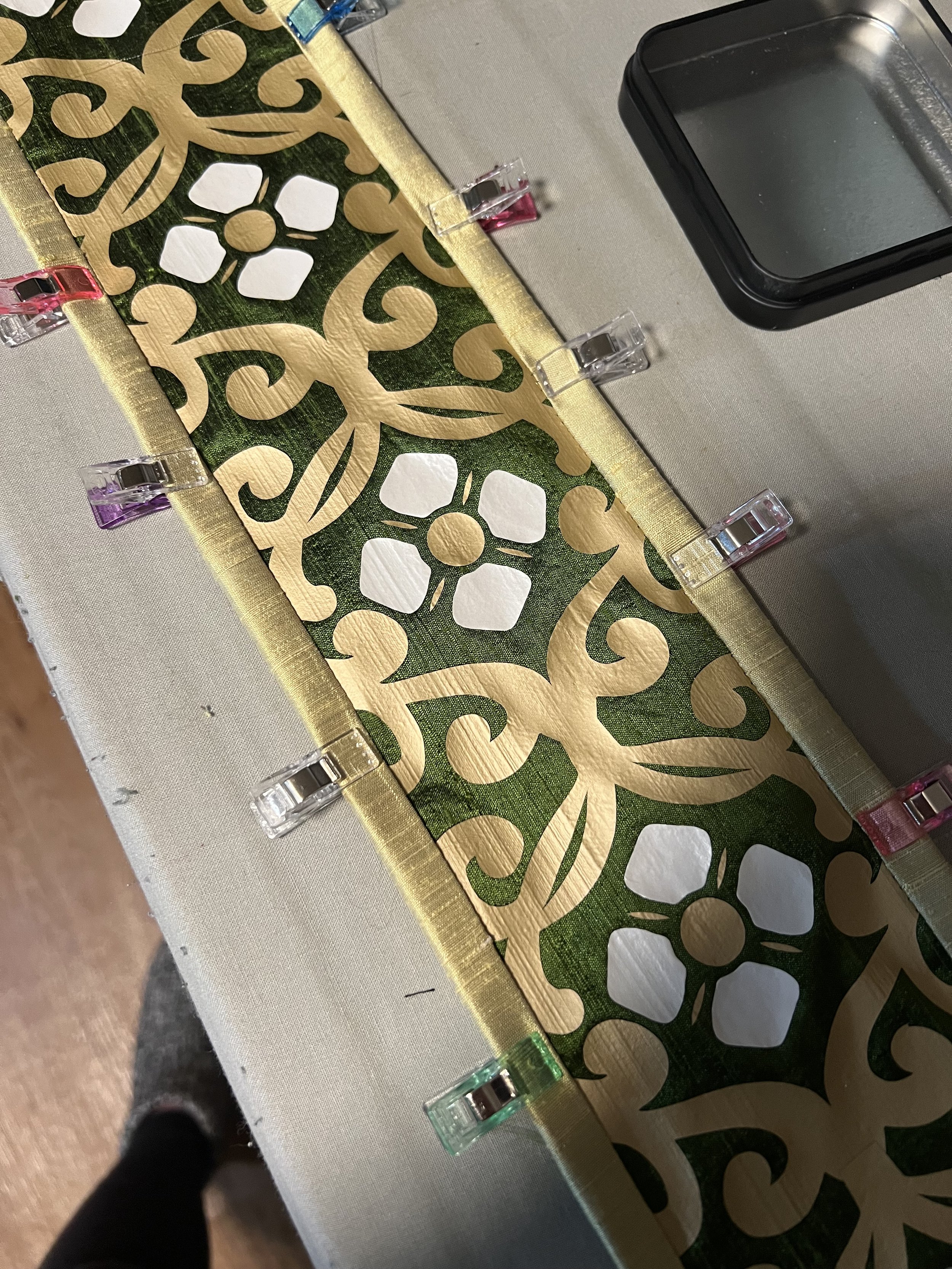 Deedlit cosplay progress photo - close up.