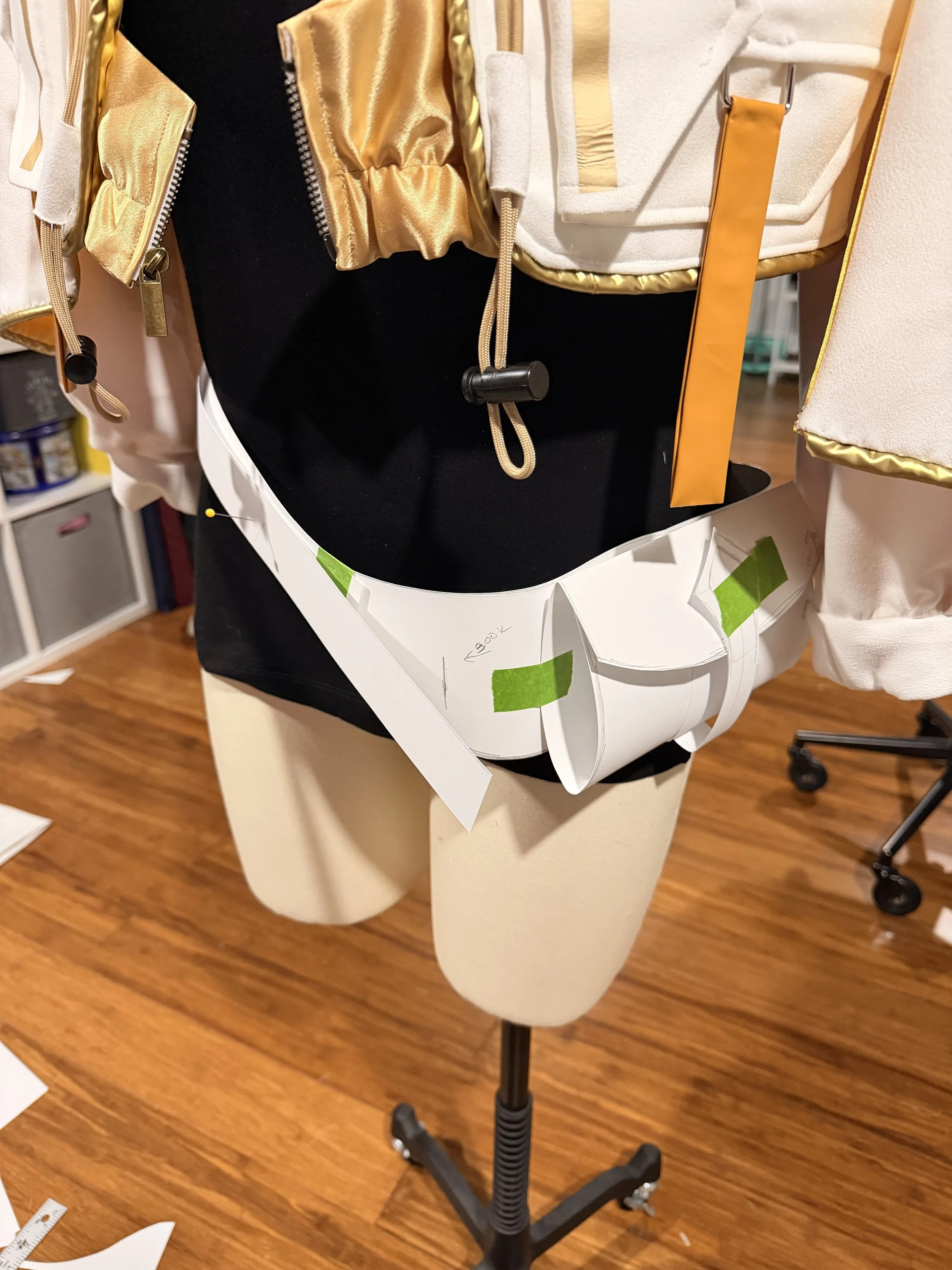 Sphene Alexadros cosplay progress photo.