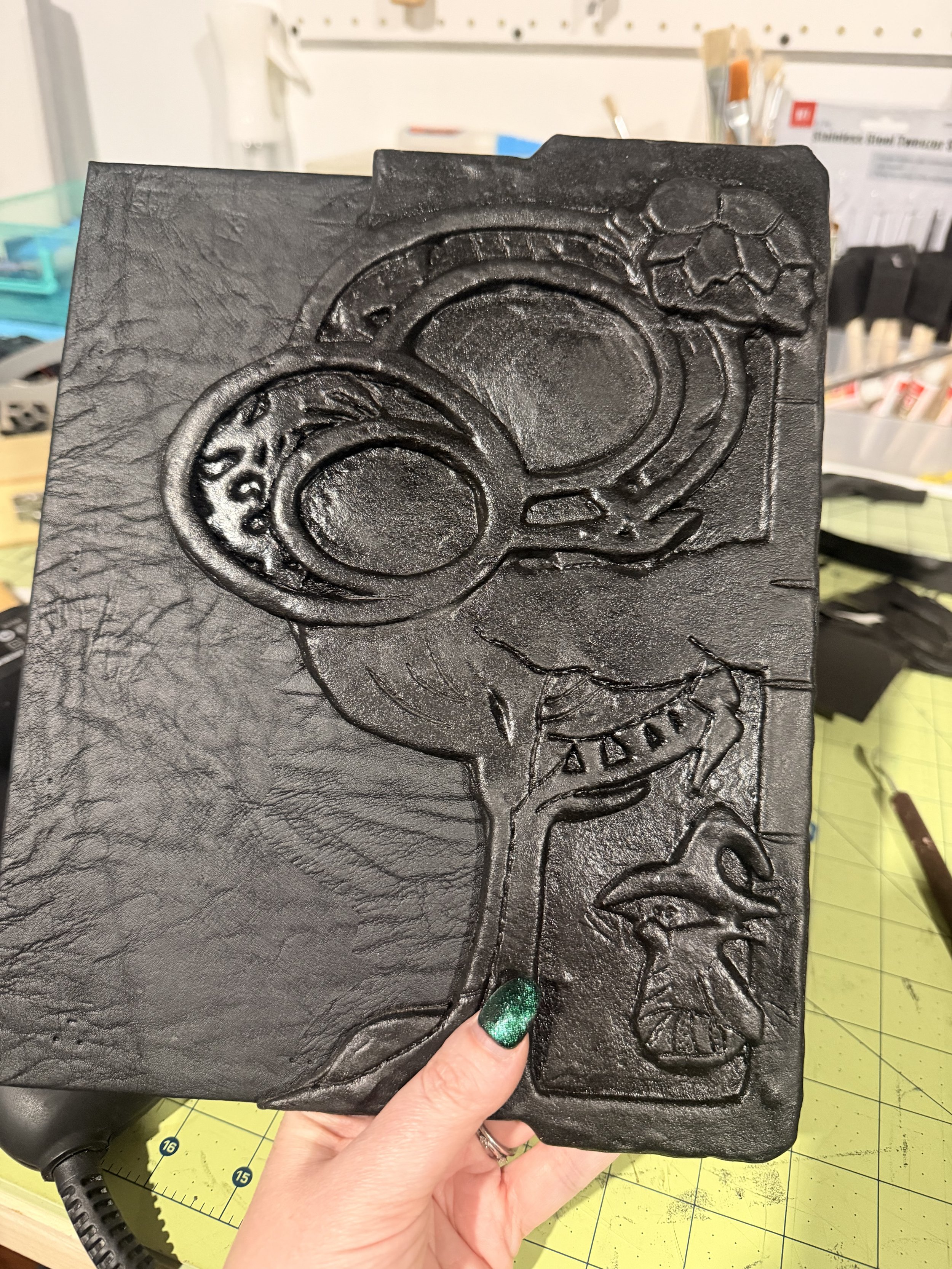 Sphene Melodies of Life Grimoire progress photo.