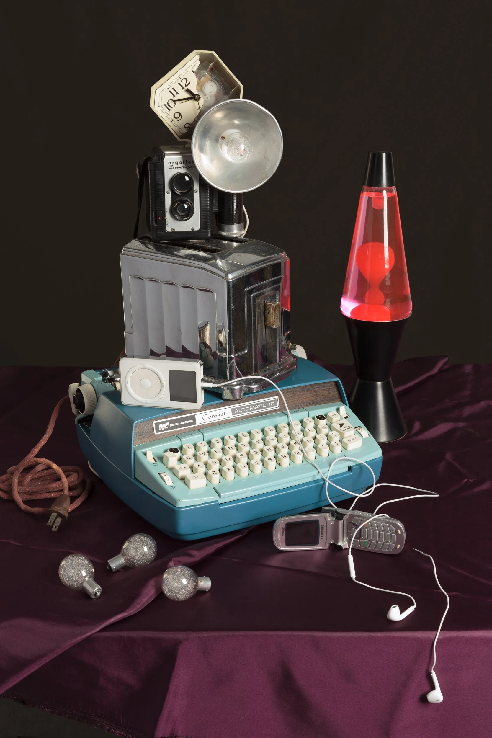 Blue Typewriter