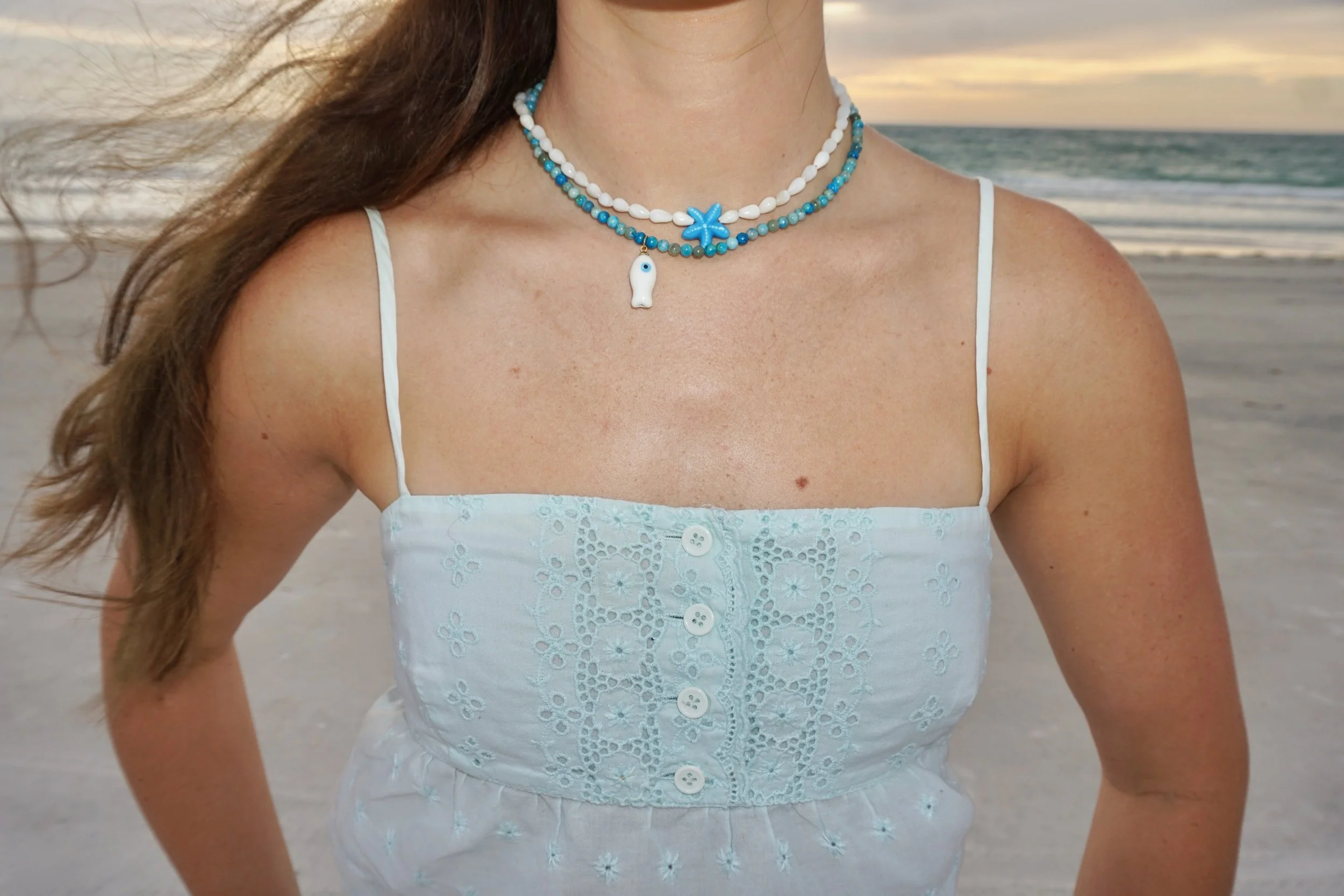 Made for stacking !! 🐟🐟 

#fishnecklaces #handmadejewelry #shopsmall #smallbusiness #launchday