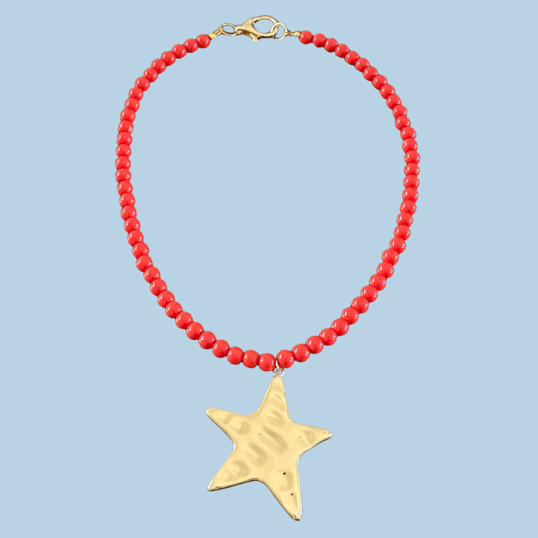 Red Star Necklace