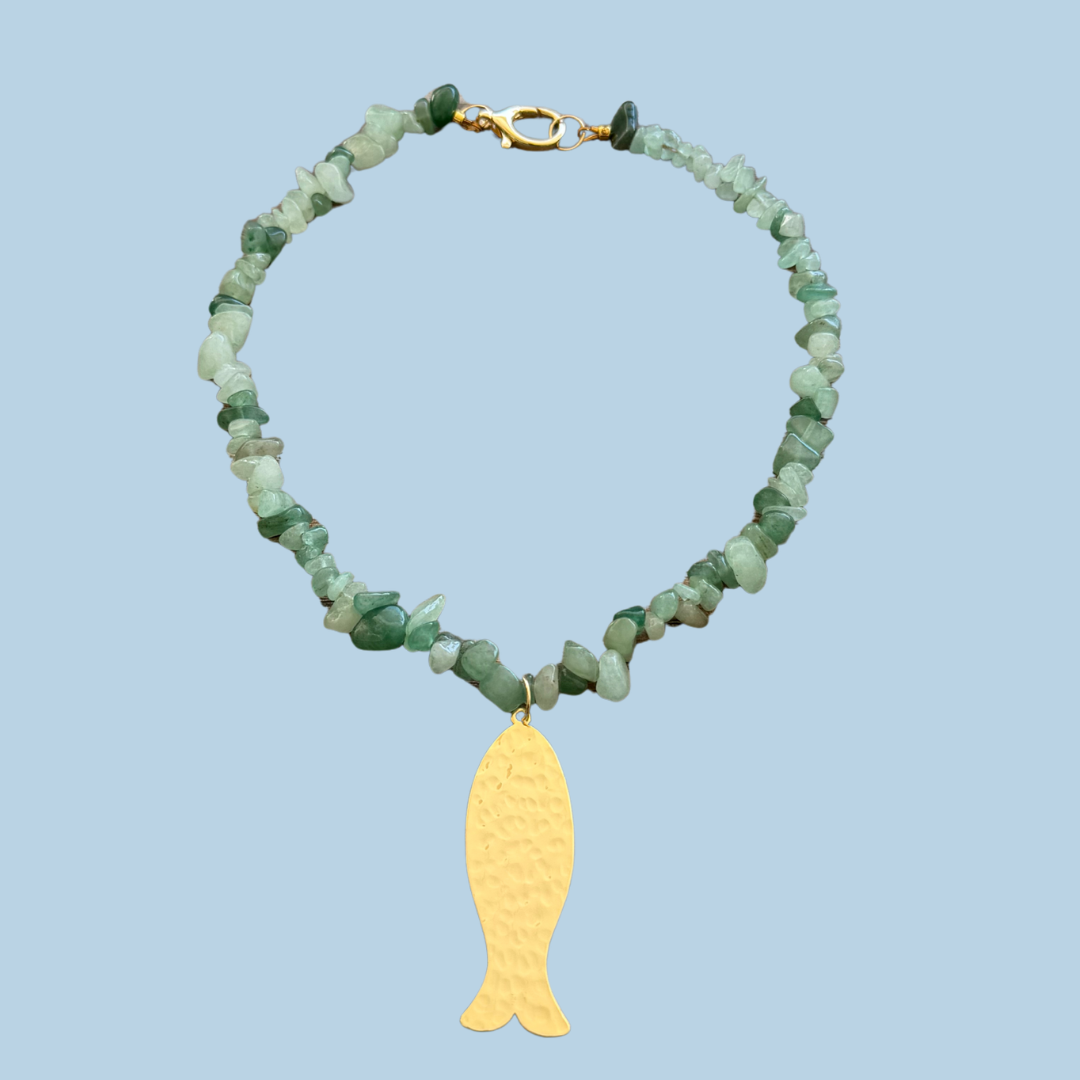 Sage Fish Necklace