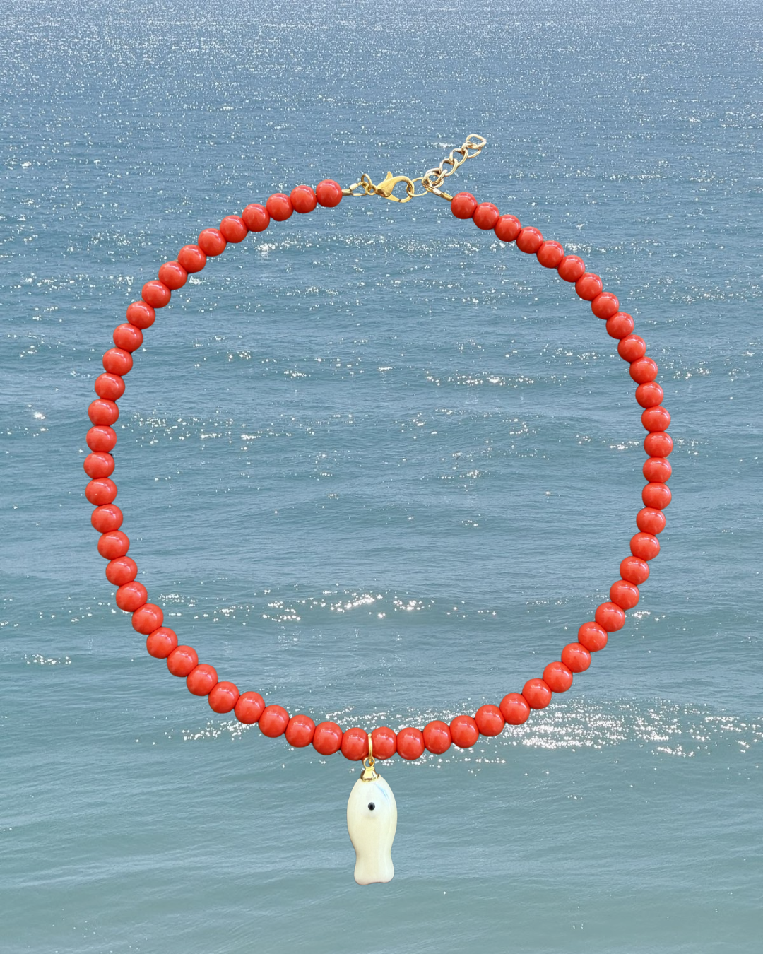 The Sunset Splash Fish Necklace