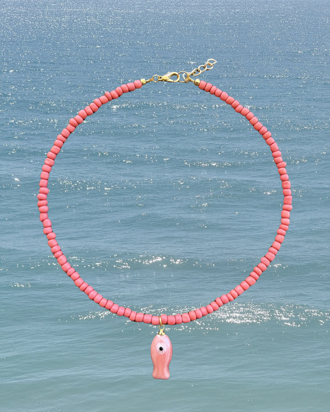 The Coral Catch Fish Necklace