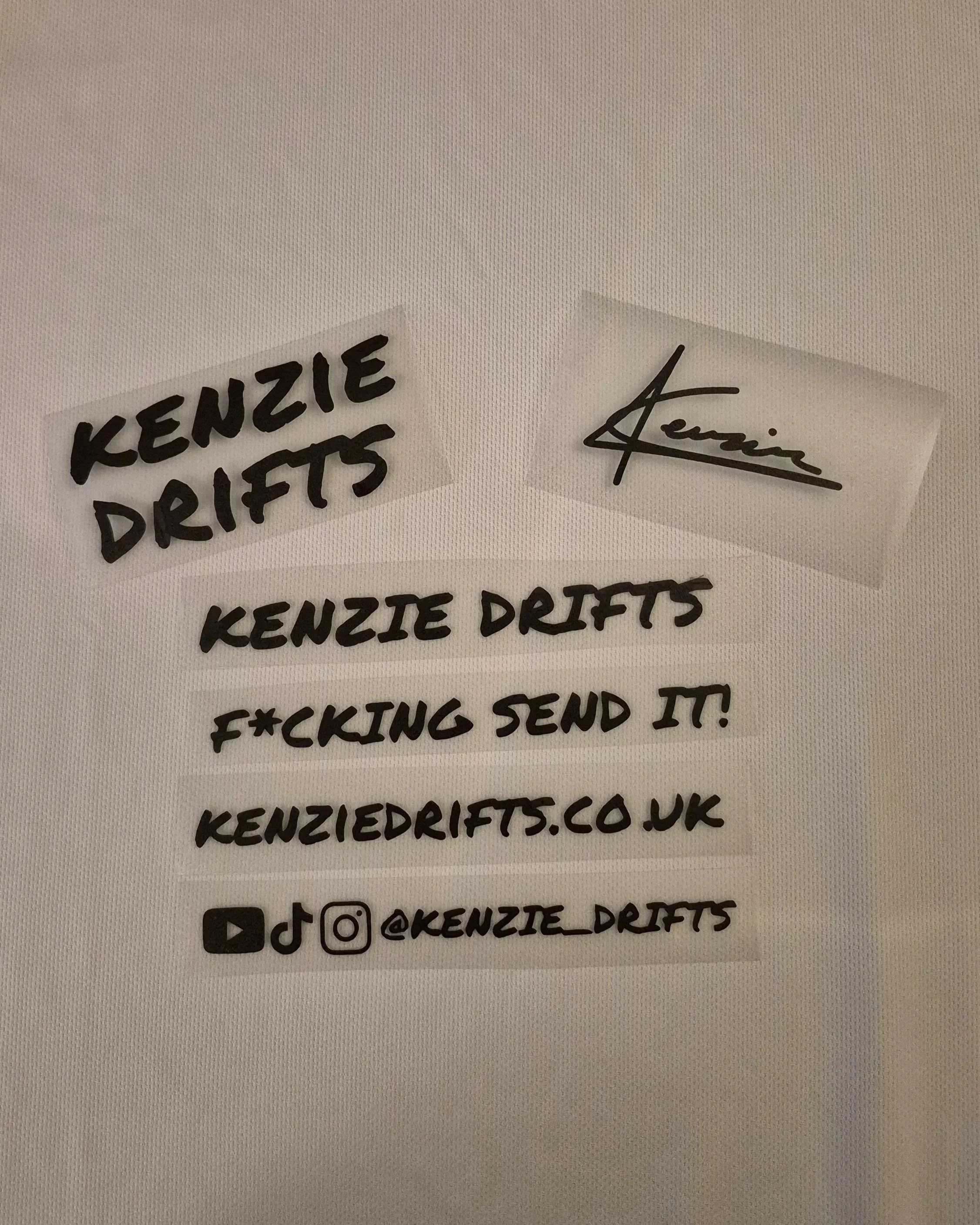 Kenzie drifts sticker bundle