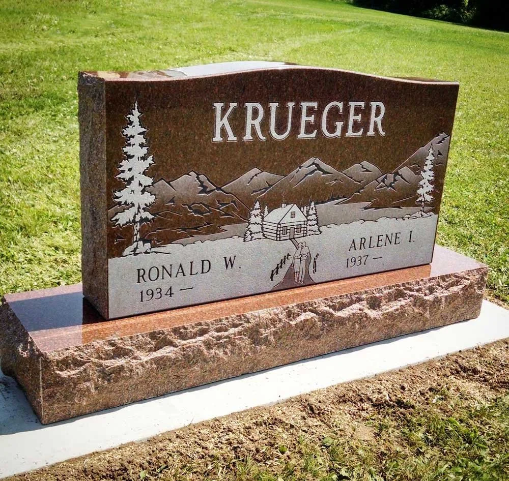 Upright Memorial Headstone