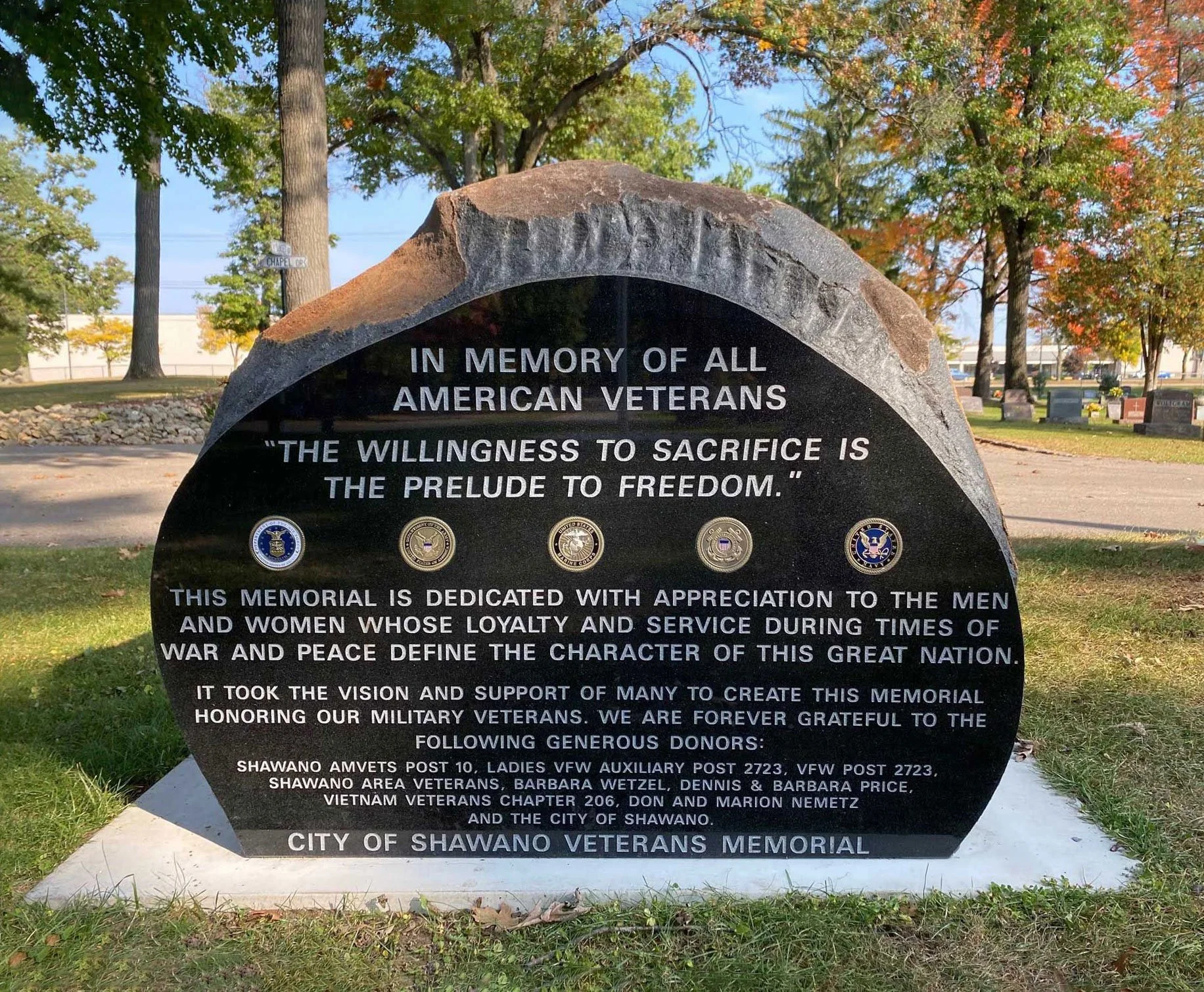 Civic & Veterans Memorials